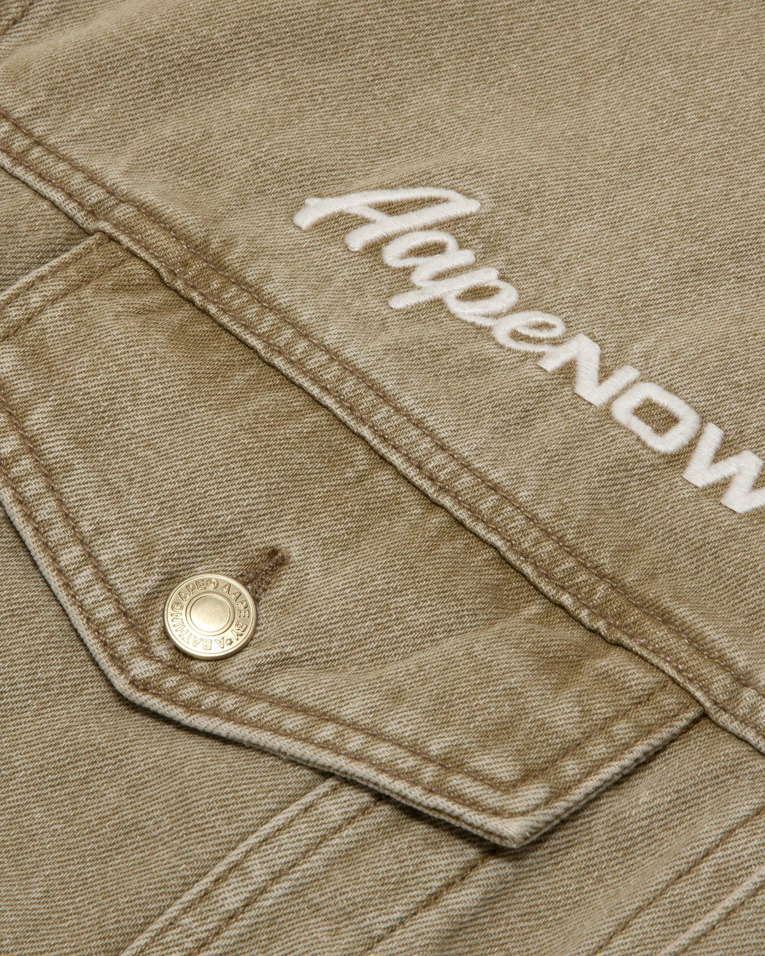 Moonface panelled hooded denim jacket - Image 5