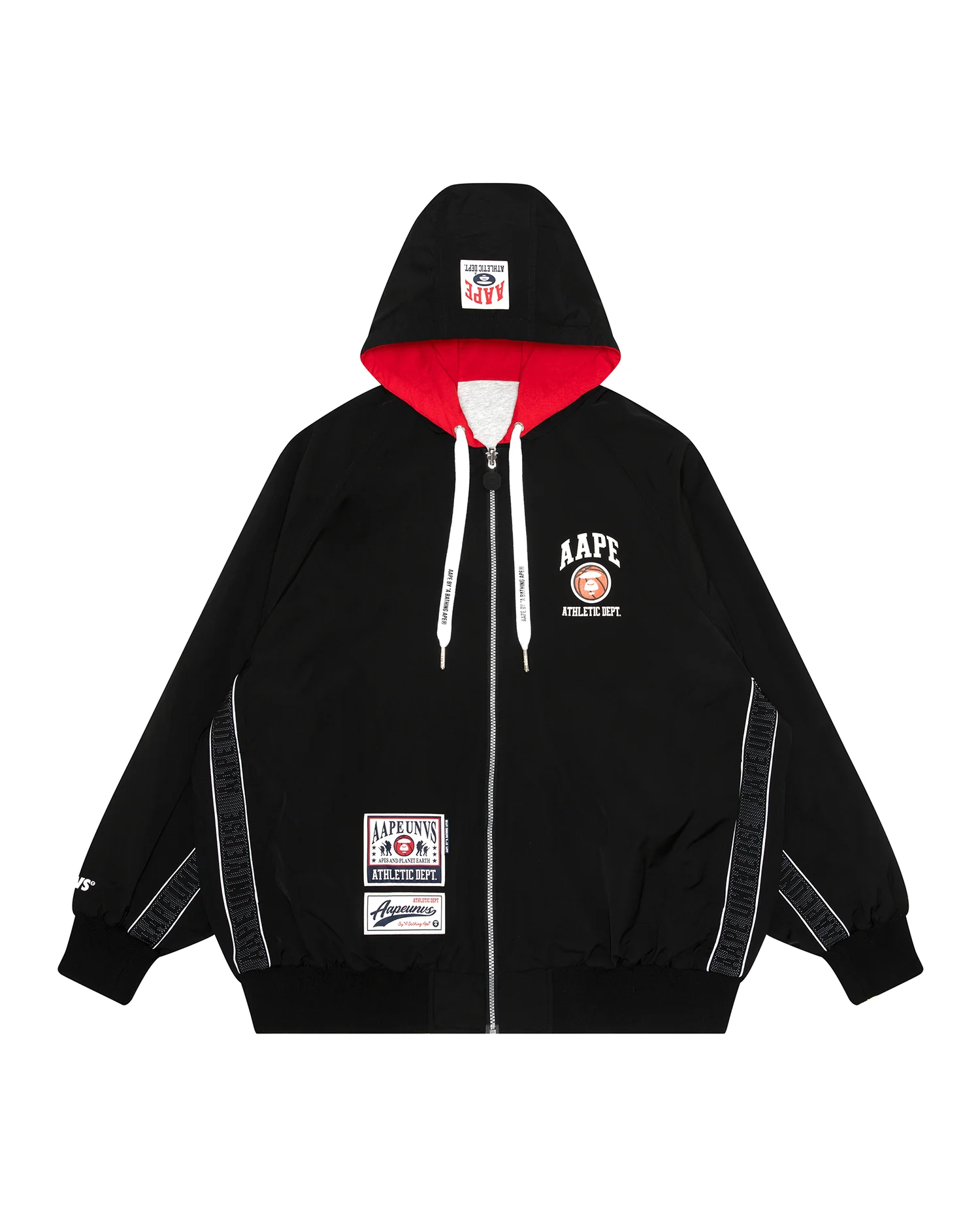 Moonface embroidered reversible zip-up hoodie - Image 10