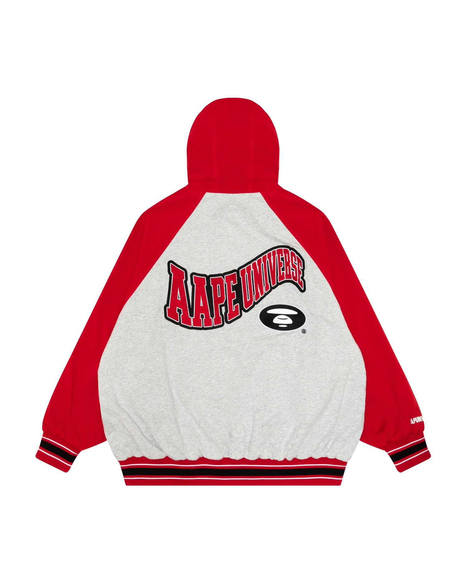 Moonface embroidered reversible zip-up hoodie - Image 9