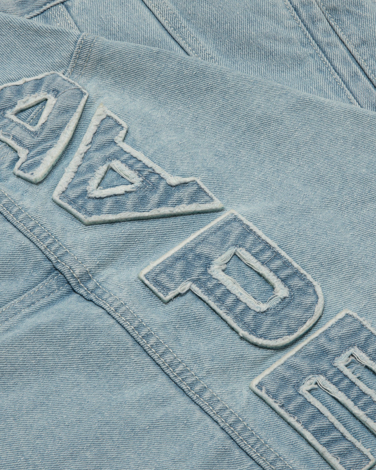 Moonface logo hooded denim jacket - Image 5