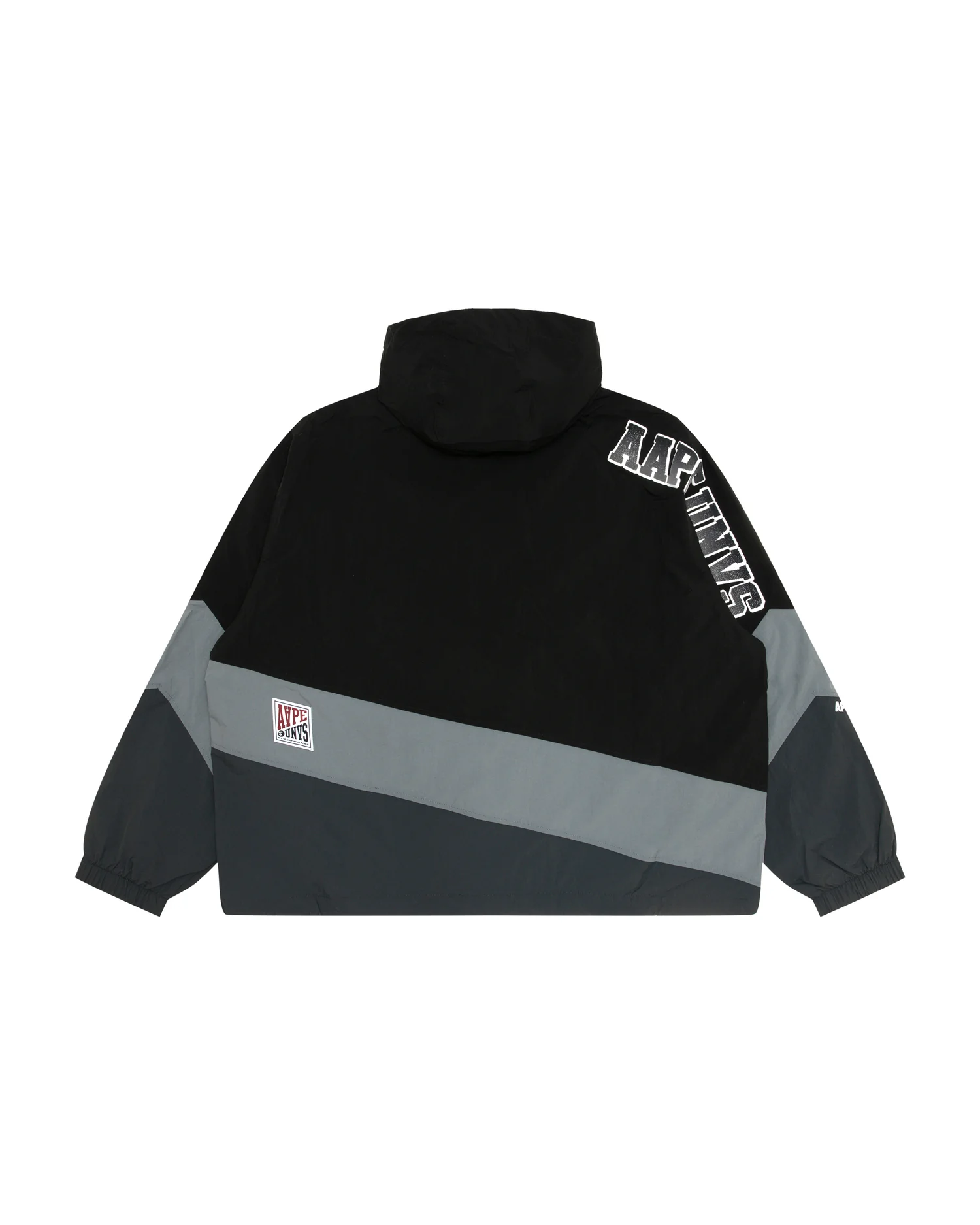 Moonface logo stripe hooded jacket - Image 2