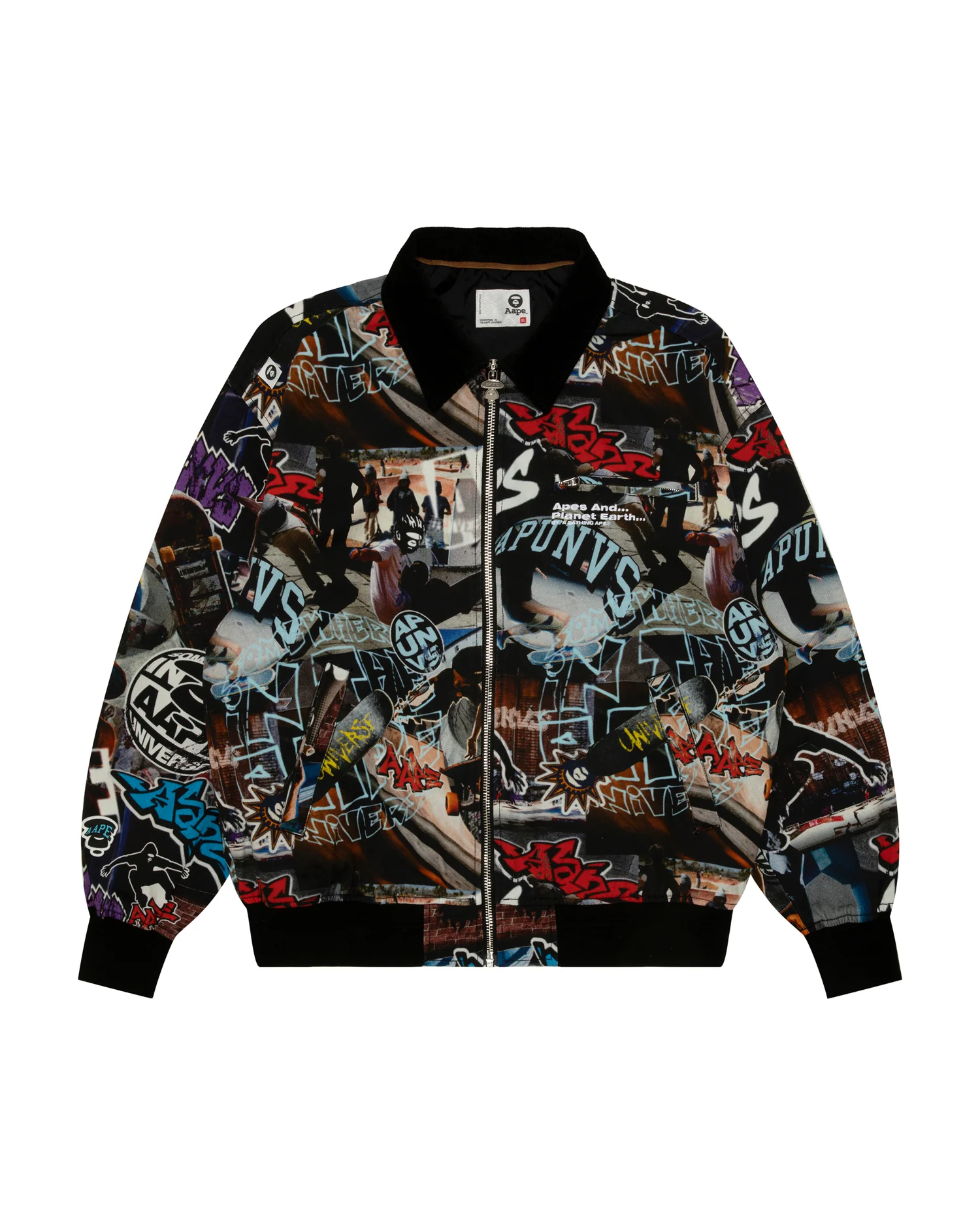 Logo graffiti print hooded jacket - Image 3