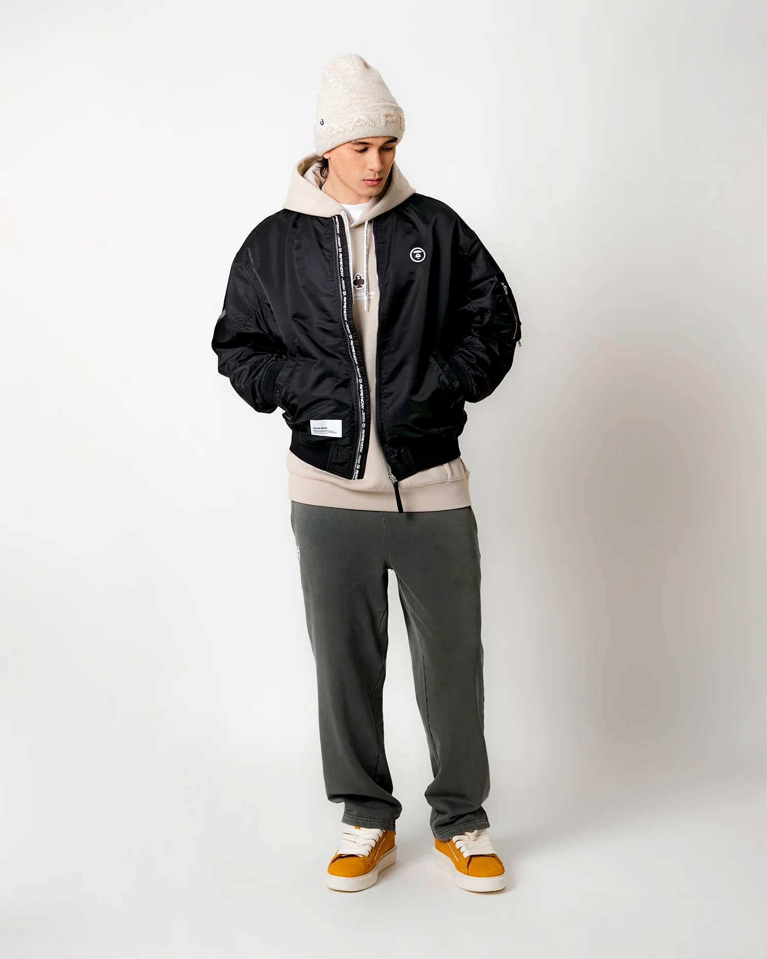 AAPENOW moonface bomber jacket - Image 2