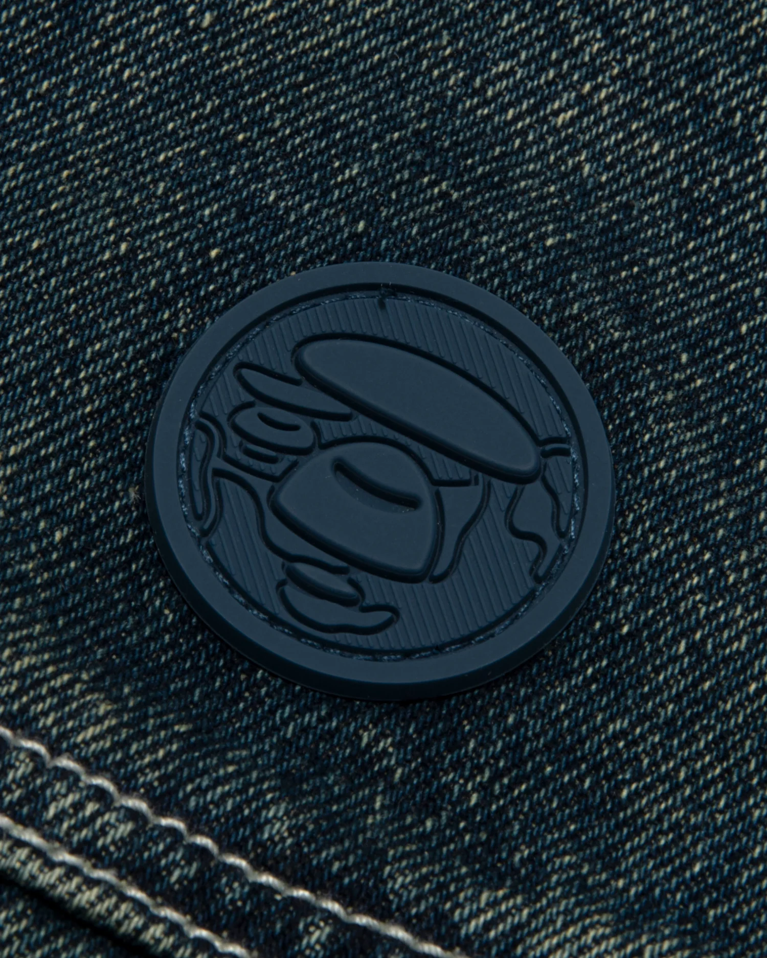 AAPENOW moonface hooded denim jacket - Image 7