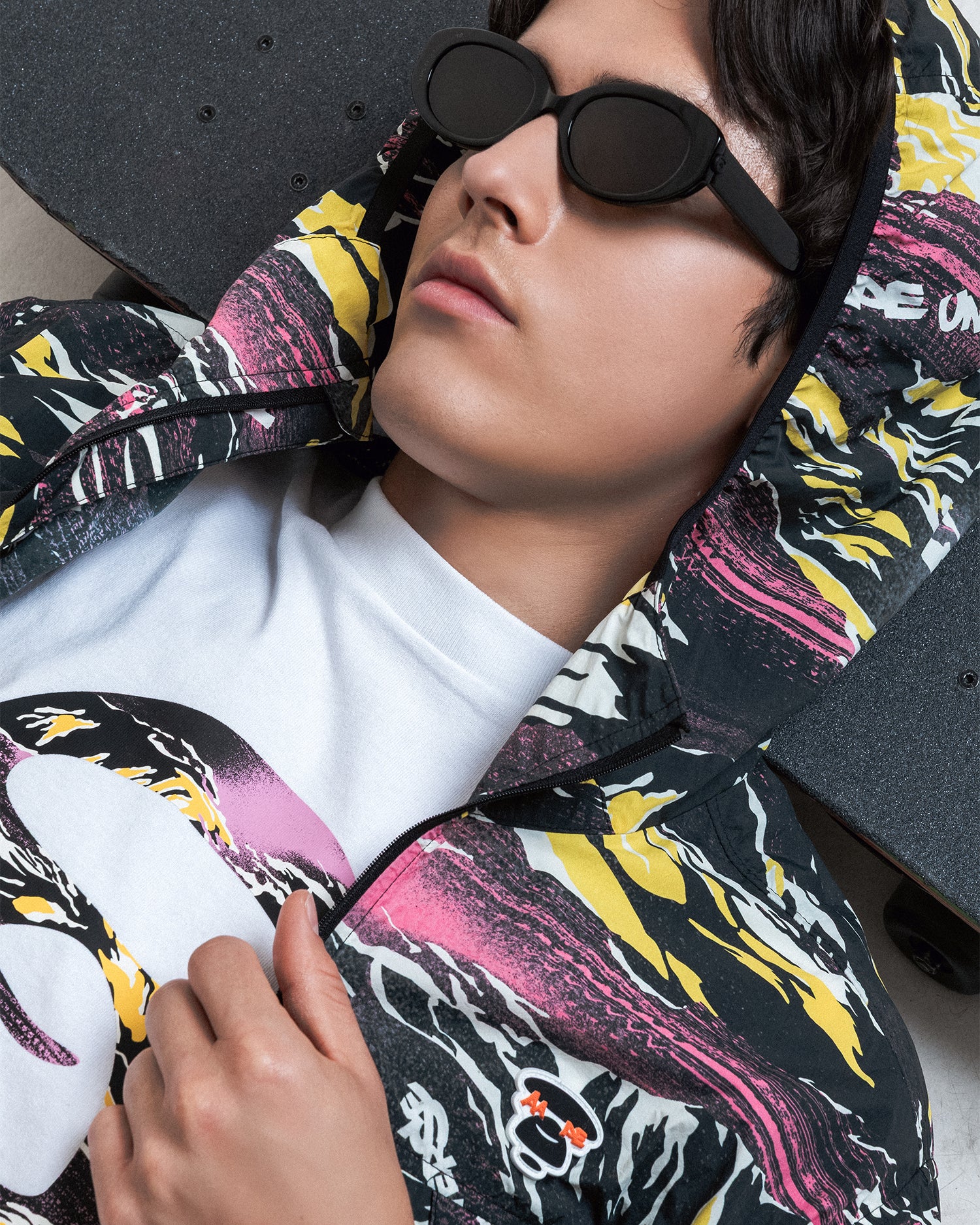 AAPEUNVS patterned hooded jacket - Image 3