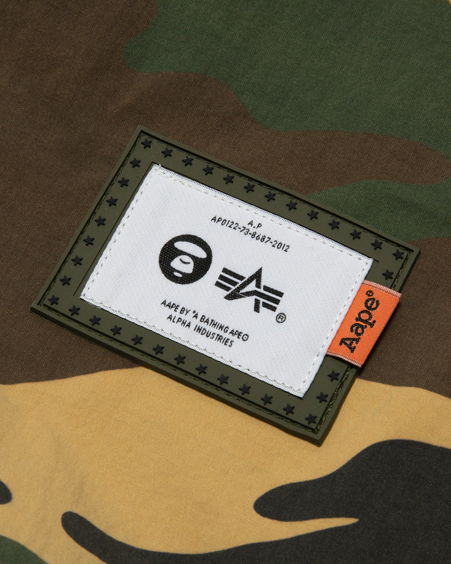 X Alpha Industries camo hooded poncho jacket - Image 4