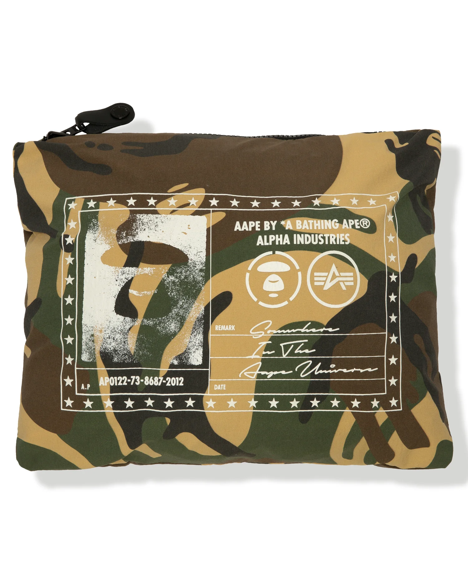 X Alpha Industries camo hooded poncho jacket - Image 5