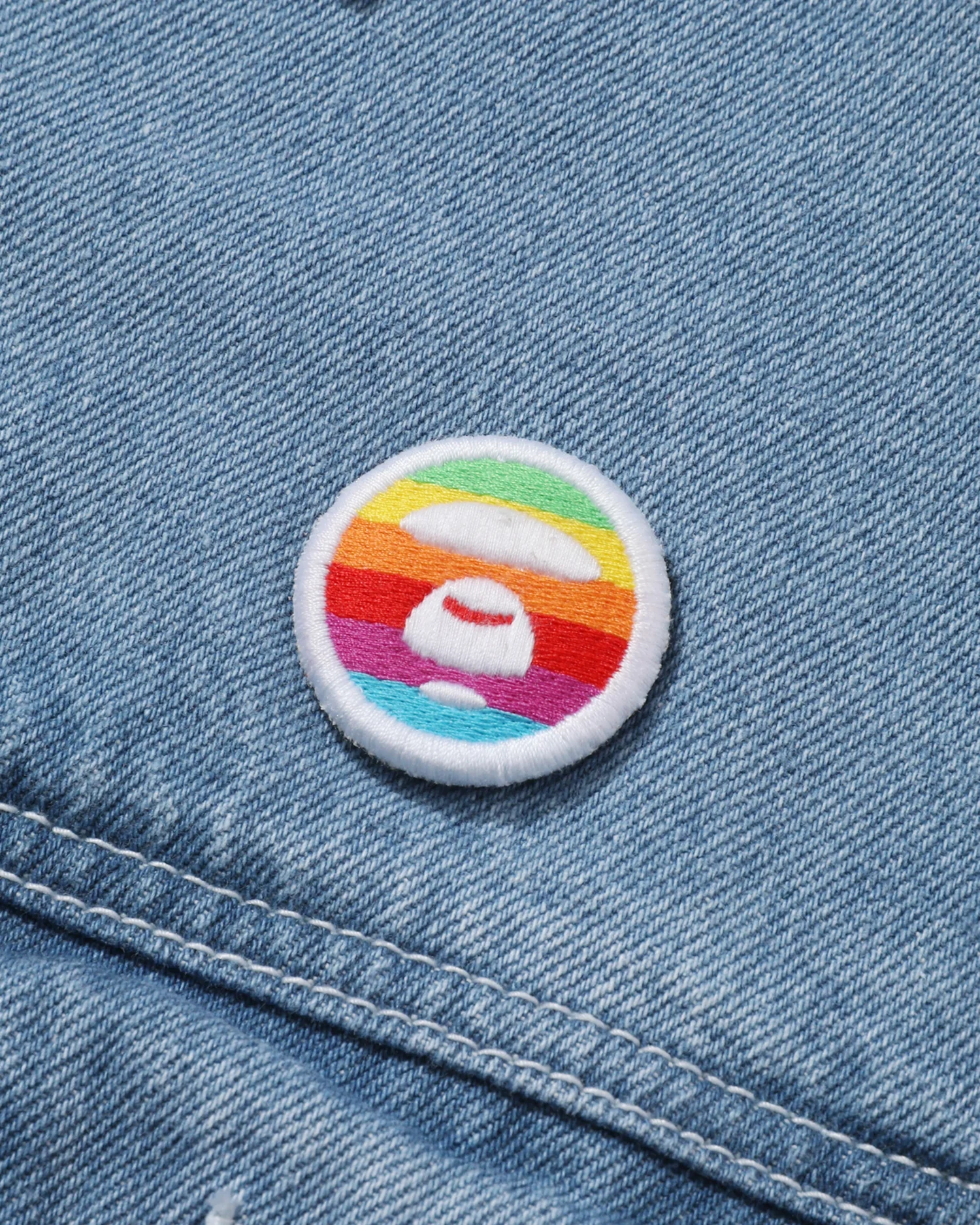Logo hooded  denim jacket - Image 6
