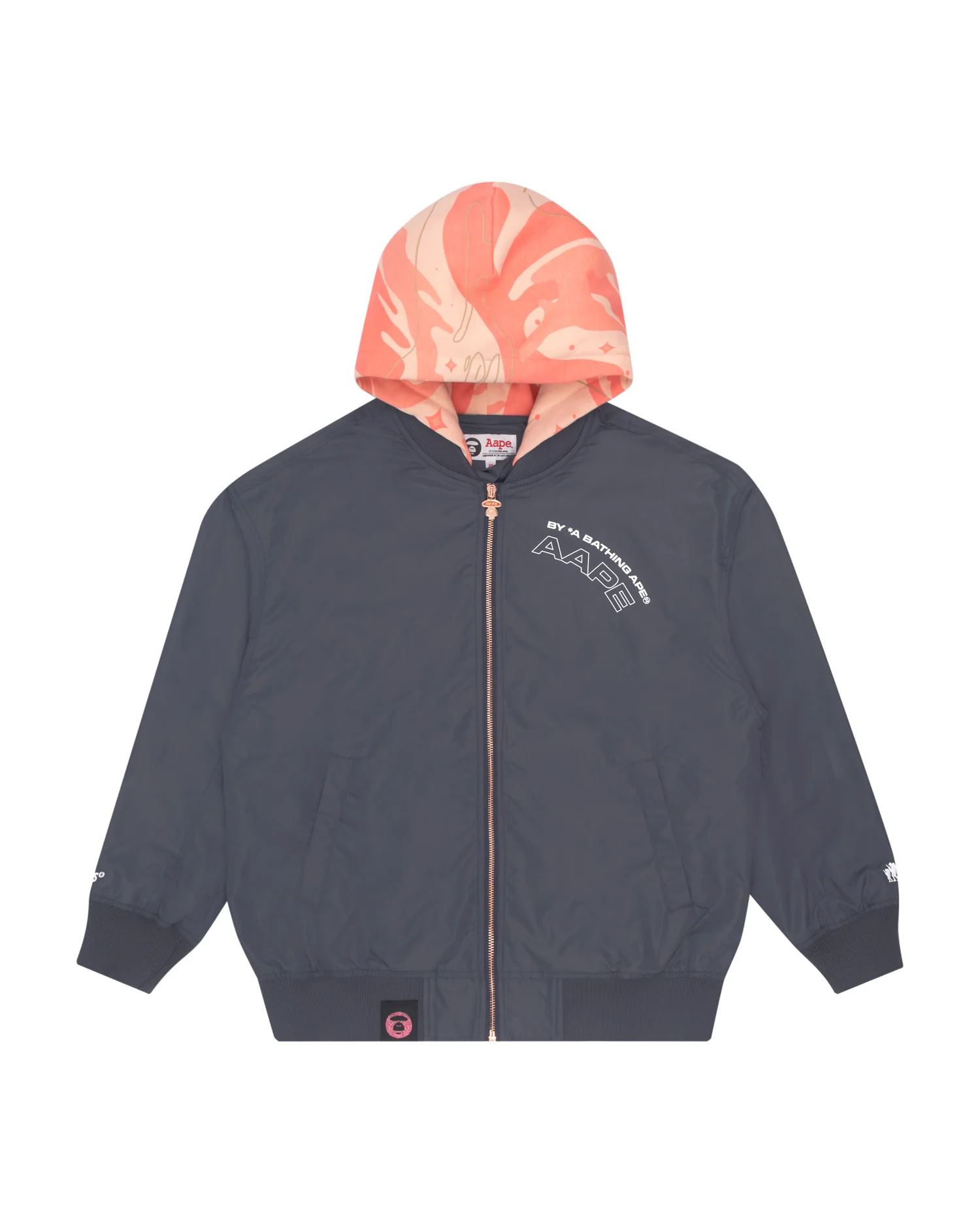 Panelled logo jacket