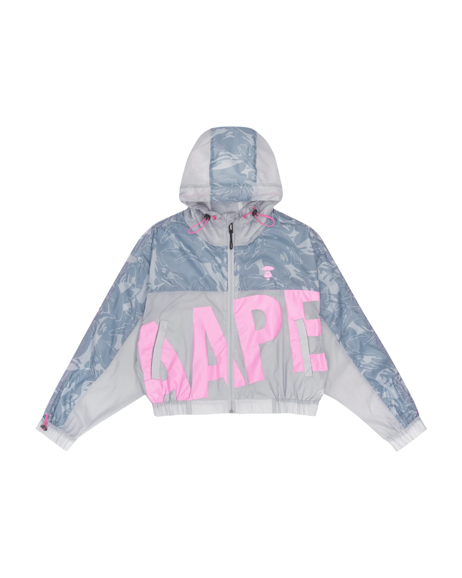 Moonface hooded lightweight jacket