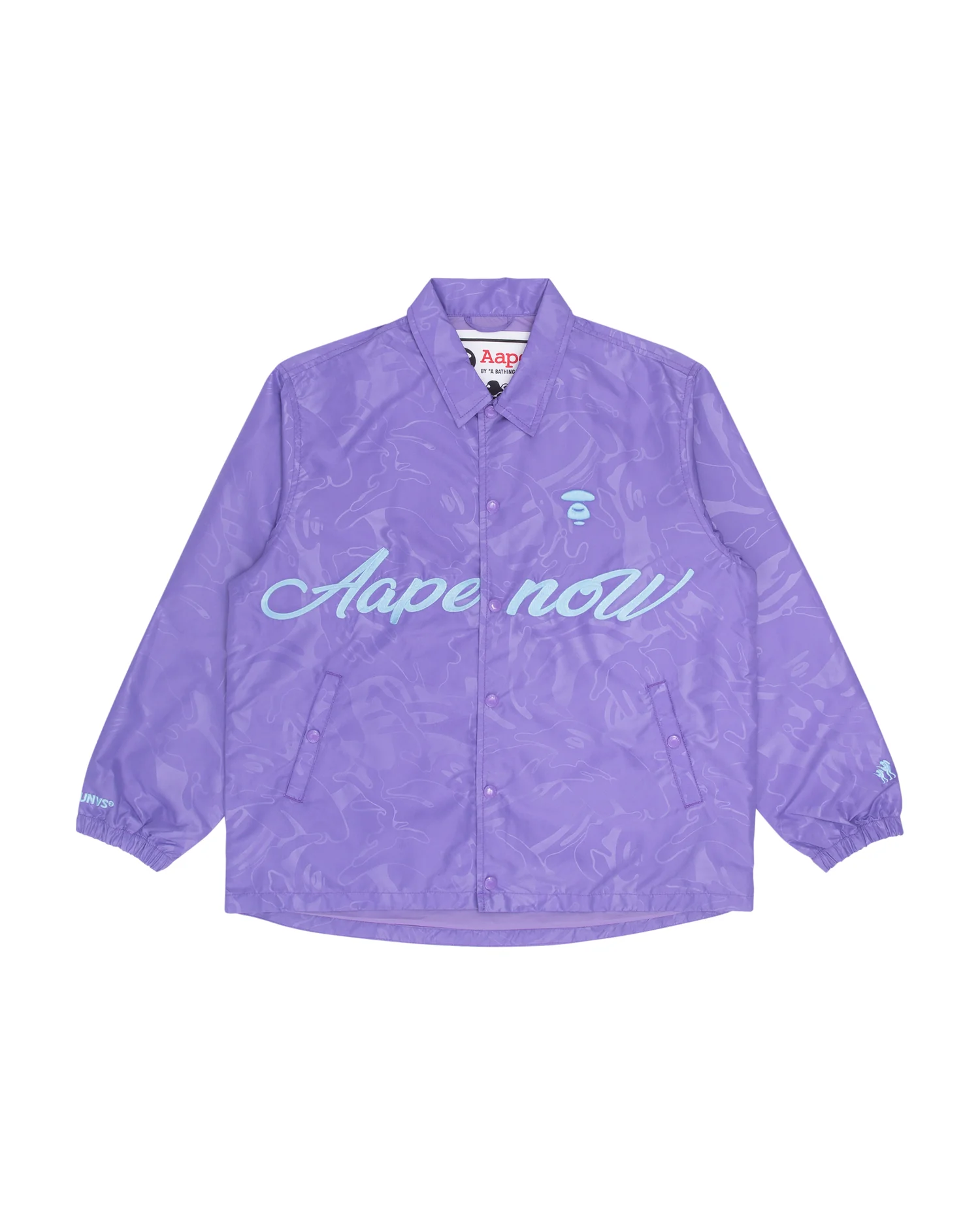 Moonface embroidered coach jacket
