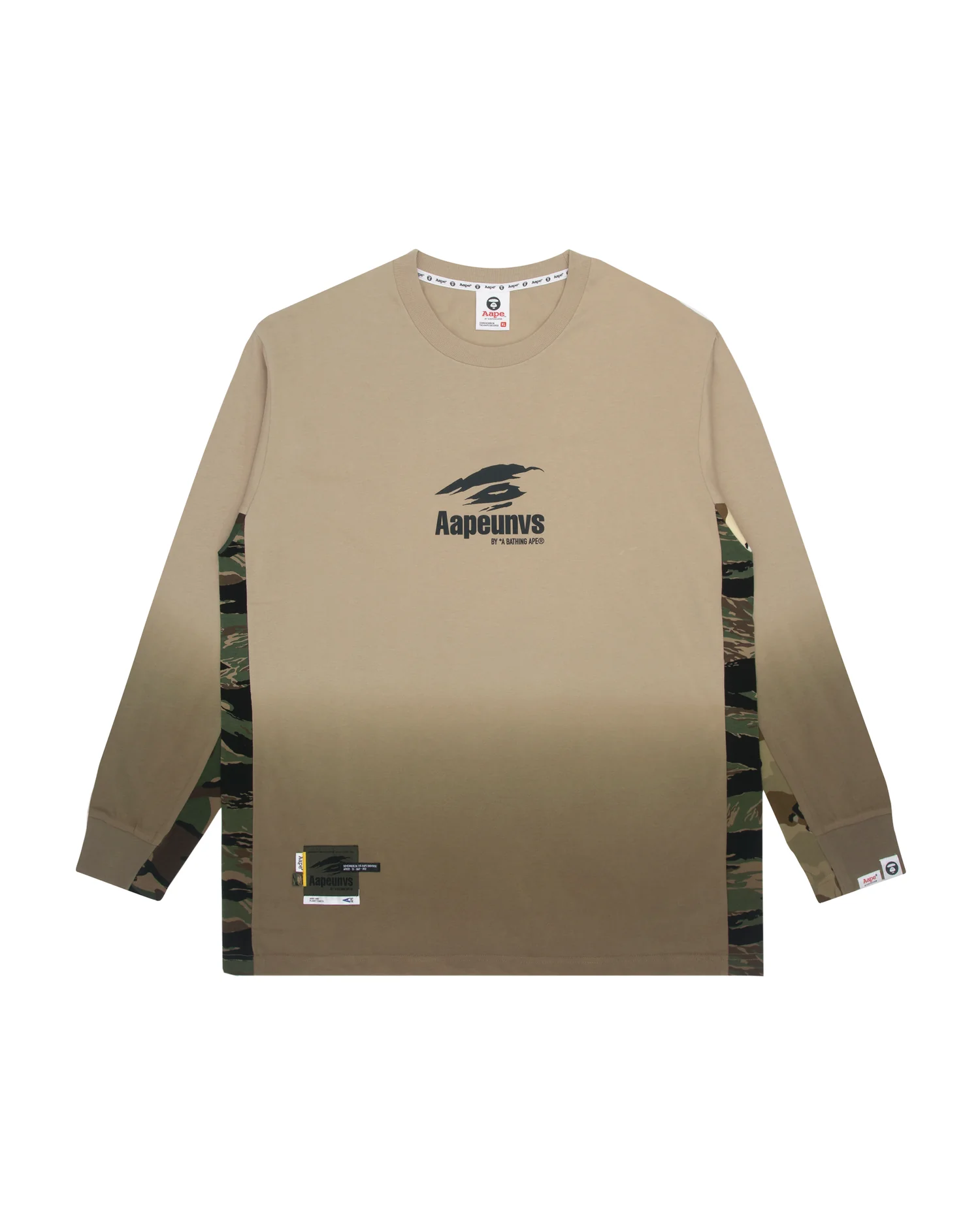 Moonface gradient long sleeve tee