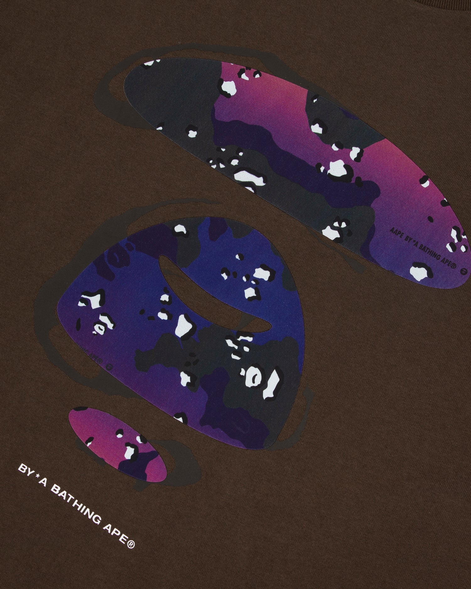 Moonface camo graphic long sleeve tee - Image 3