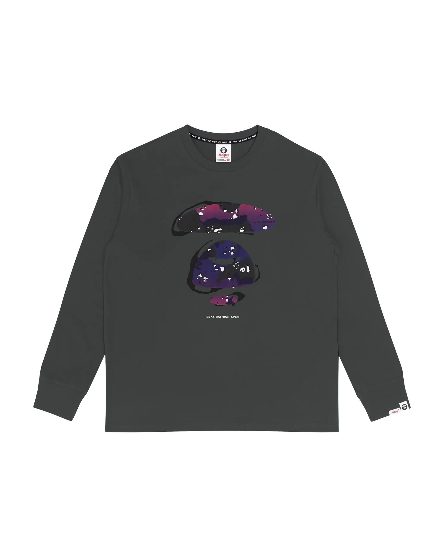 Moonface camo graphic long sleeve tee - Image 6
