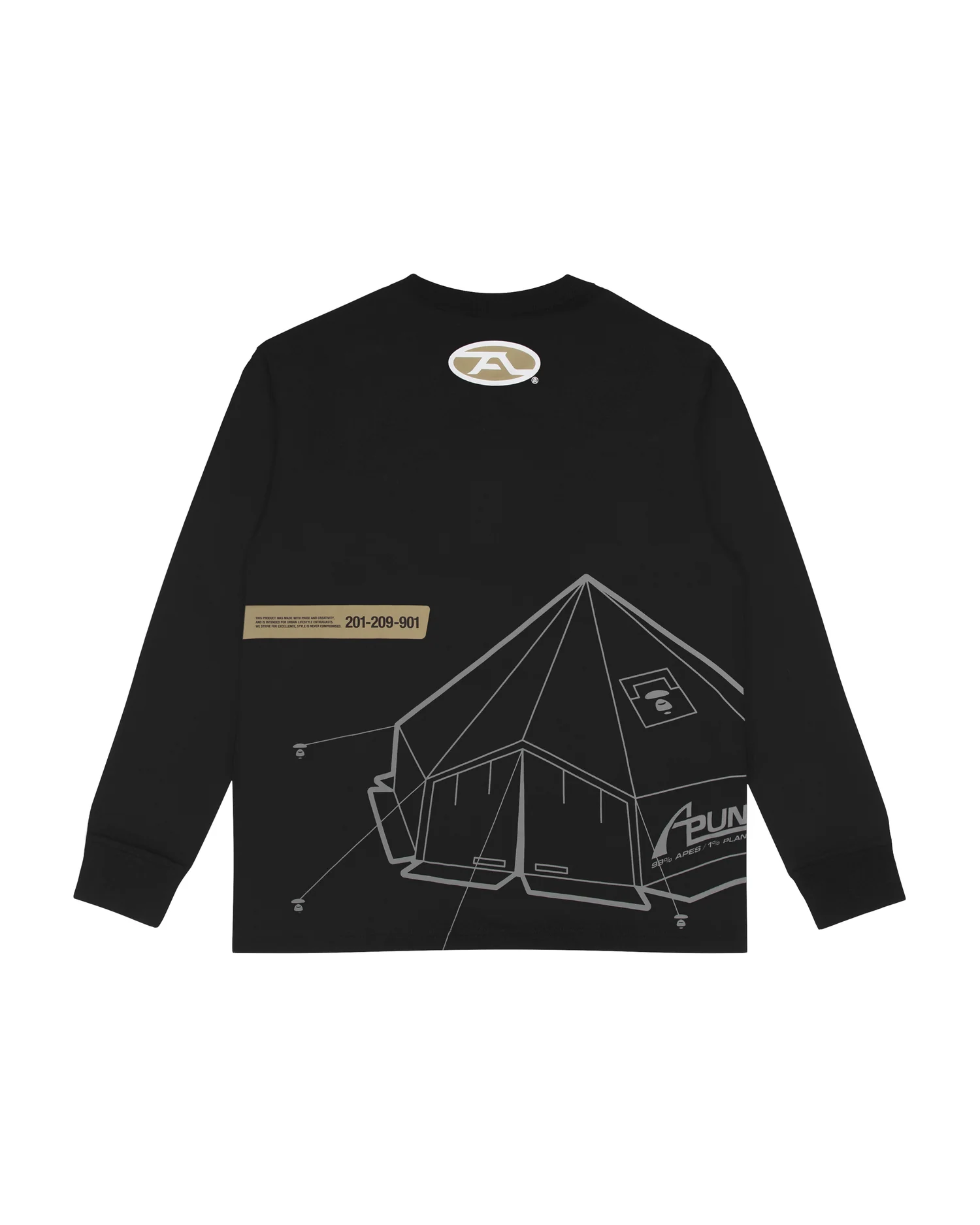 Moonface graphic print L/S tee - Image 2