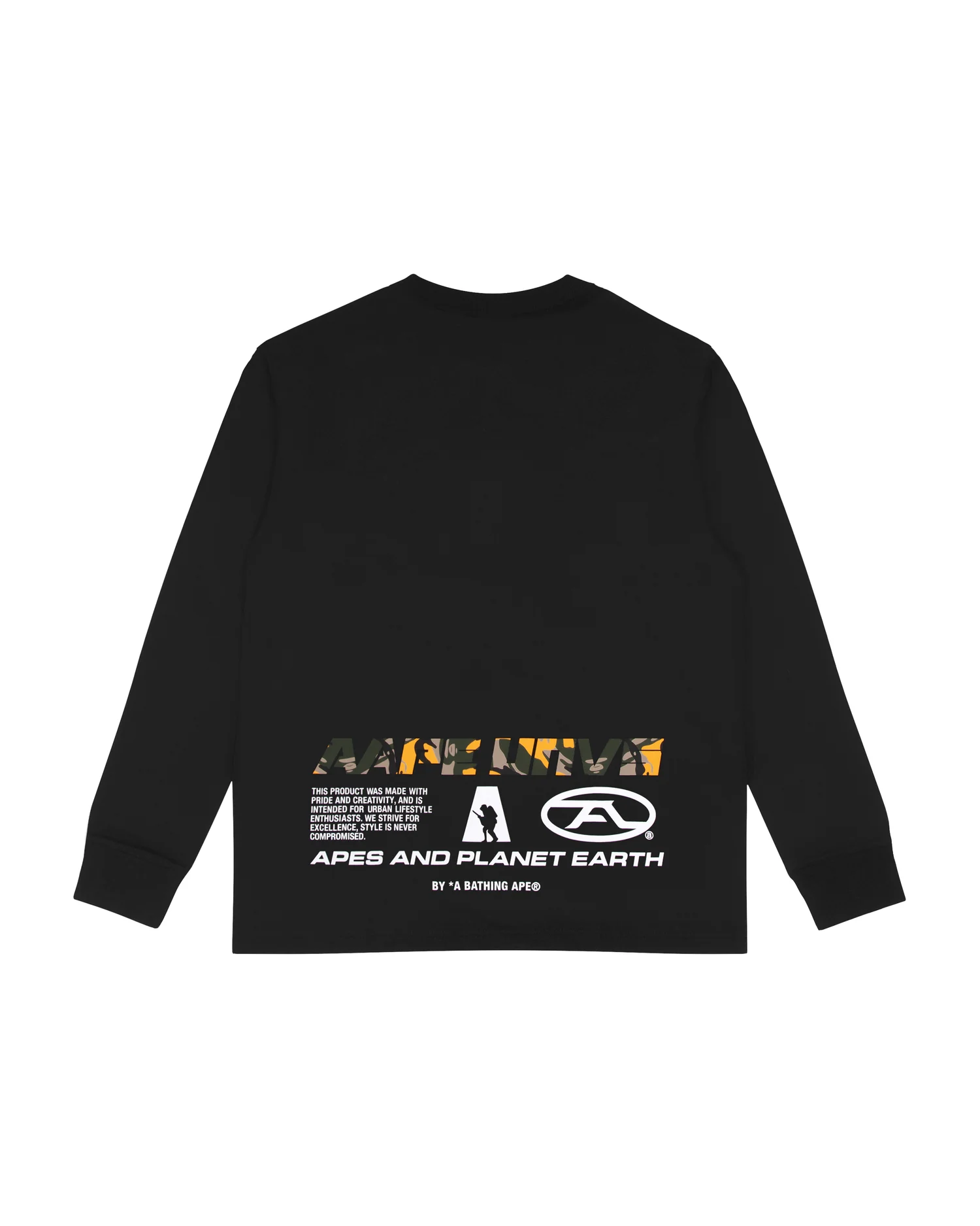 Moonface graphic long sleeve tee - Image 2