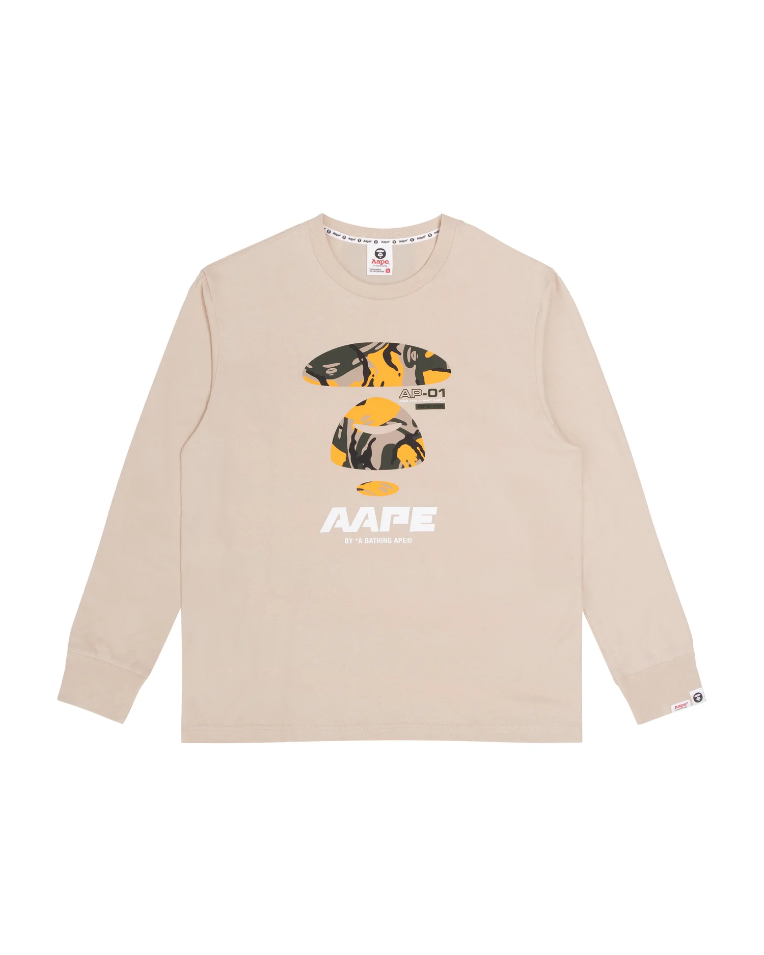 Moonface camo graphic L/S tee