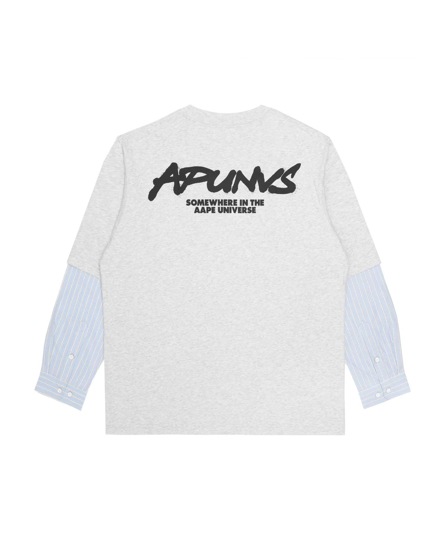 Moonface panelled layered L/S tee - Image 2