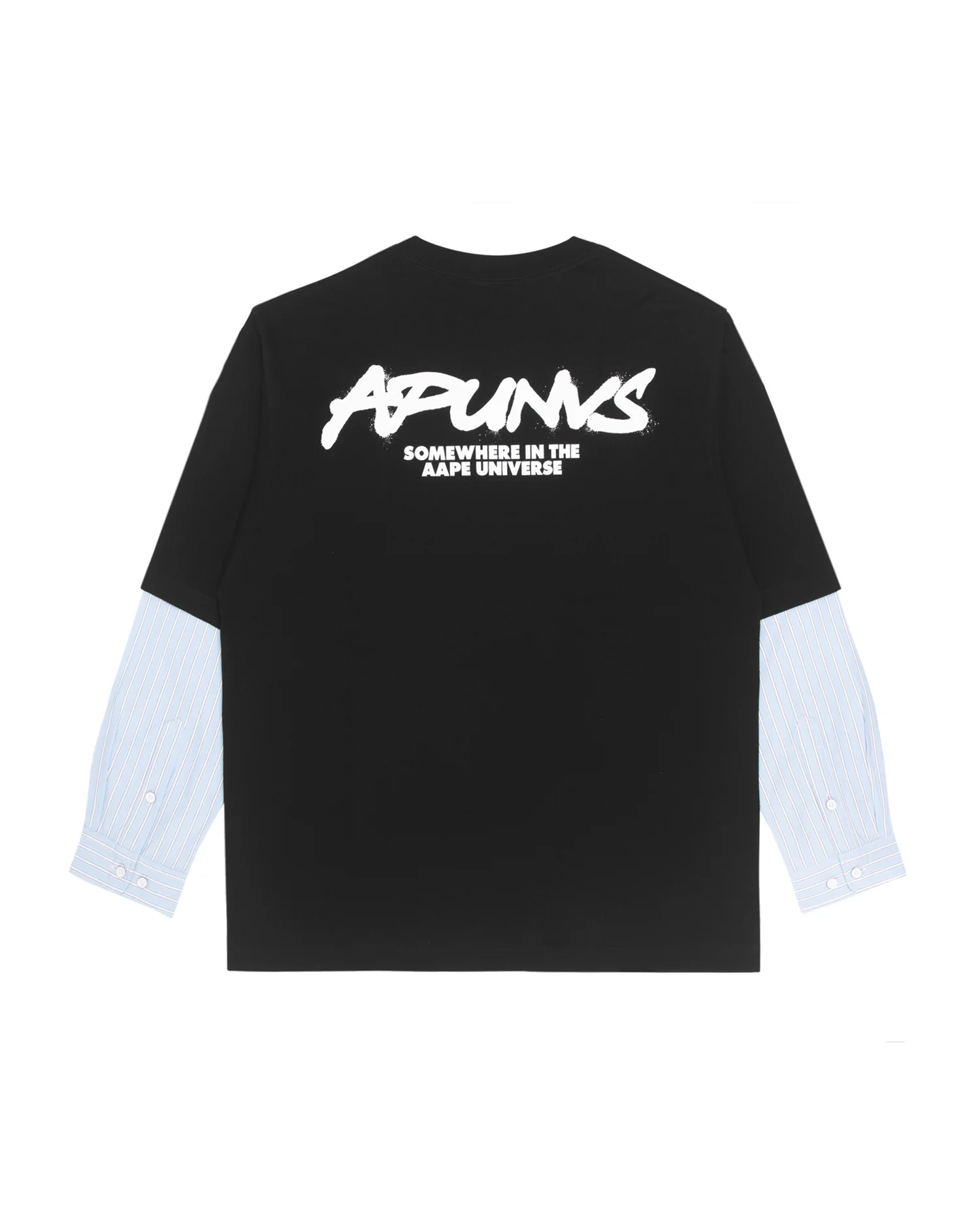 Moonface panelled layered L/S tee - Image 2