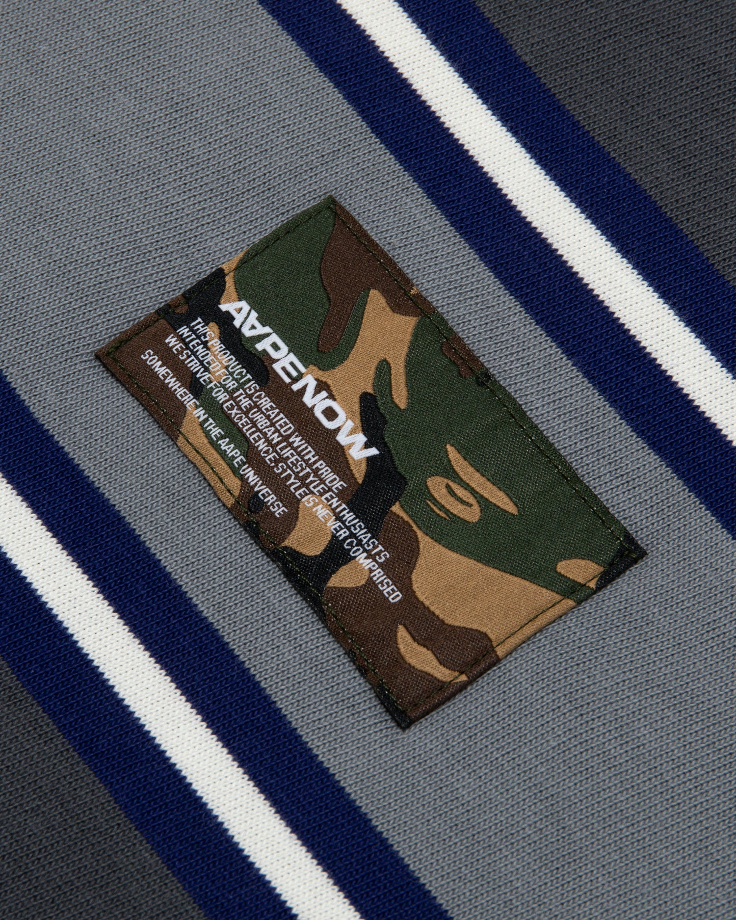 Moonface patch striped long-sleeve tee - Image 10