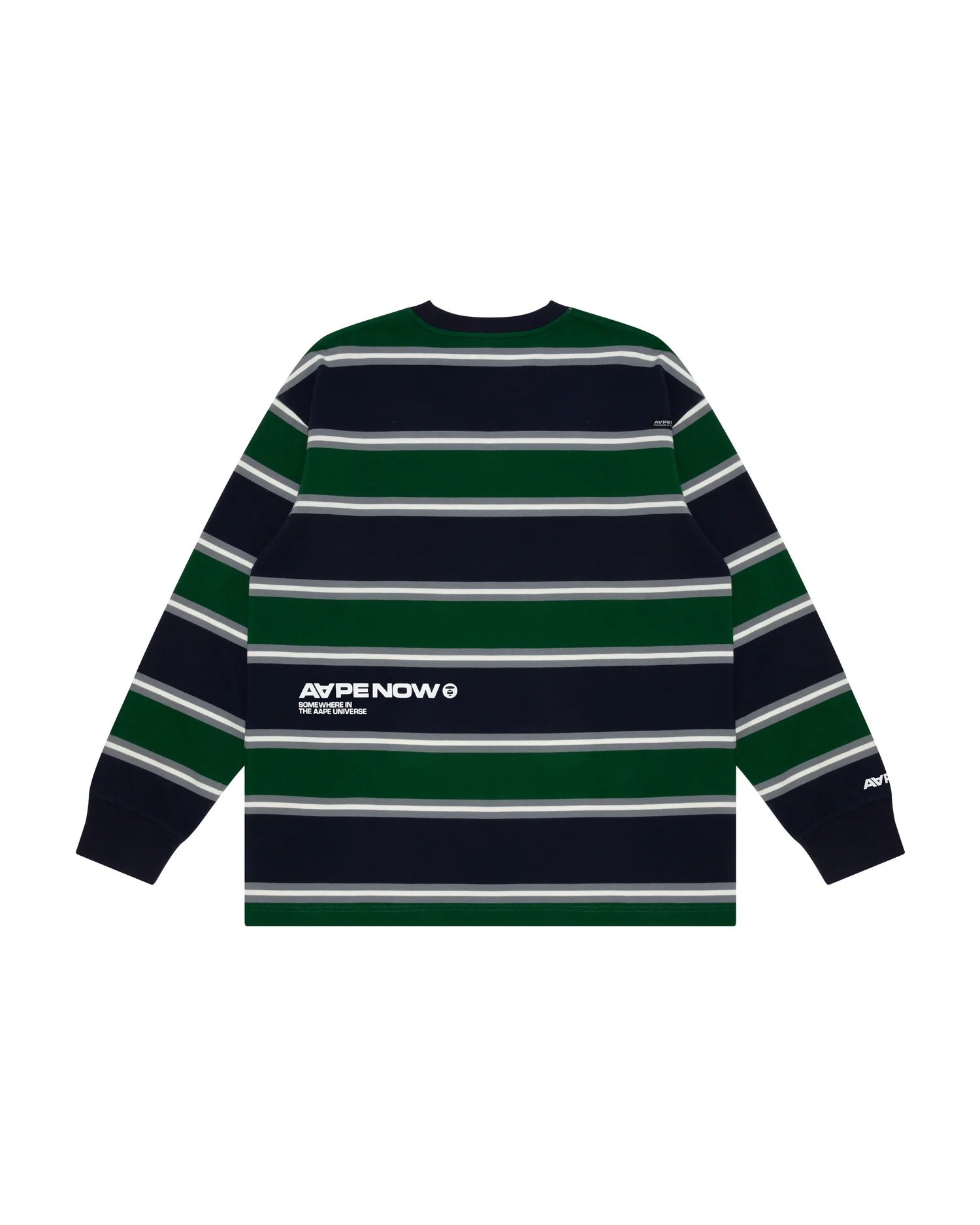 Moonface patch striped long-sleeve tee - Image 12