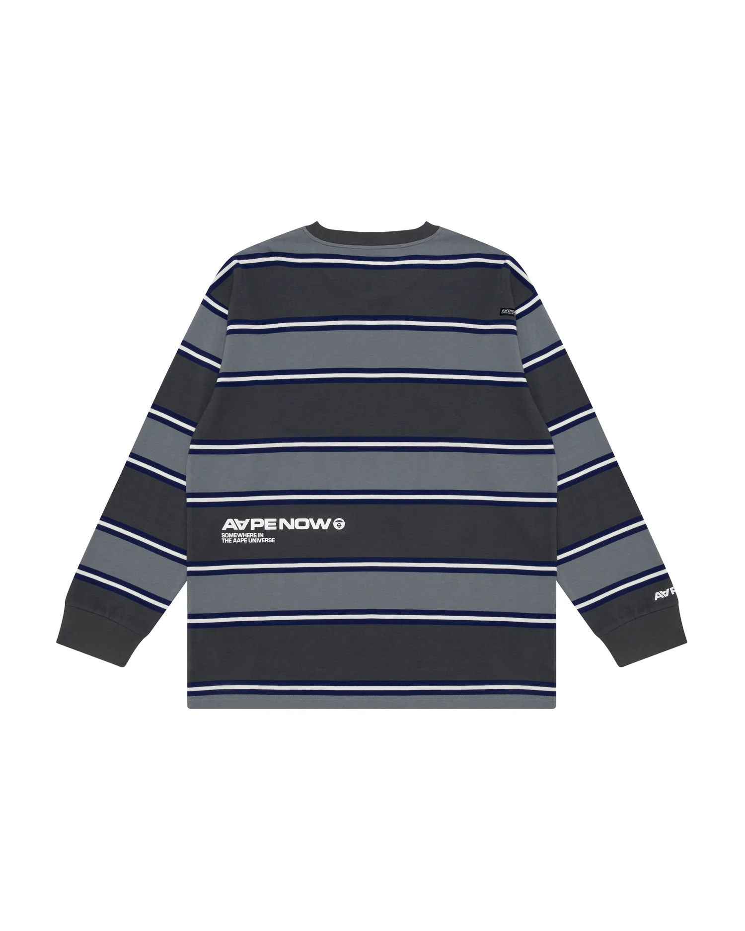 Moonface patch striped long-sleeve tee - Image 7