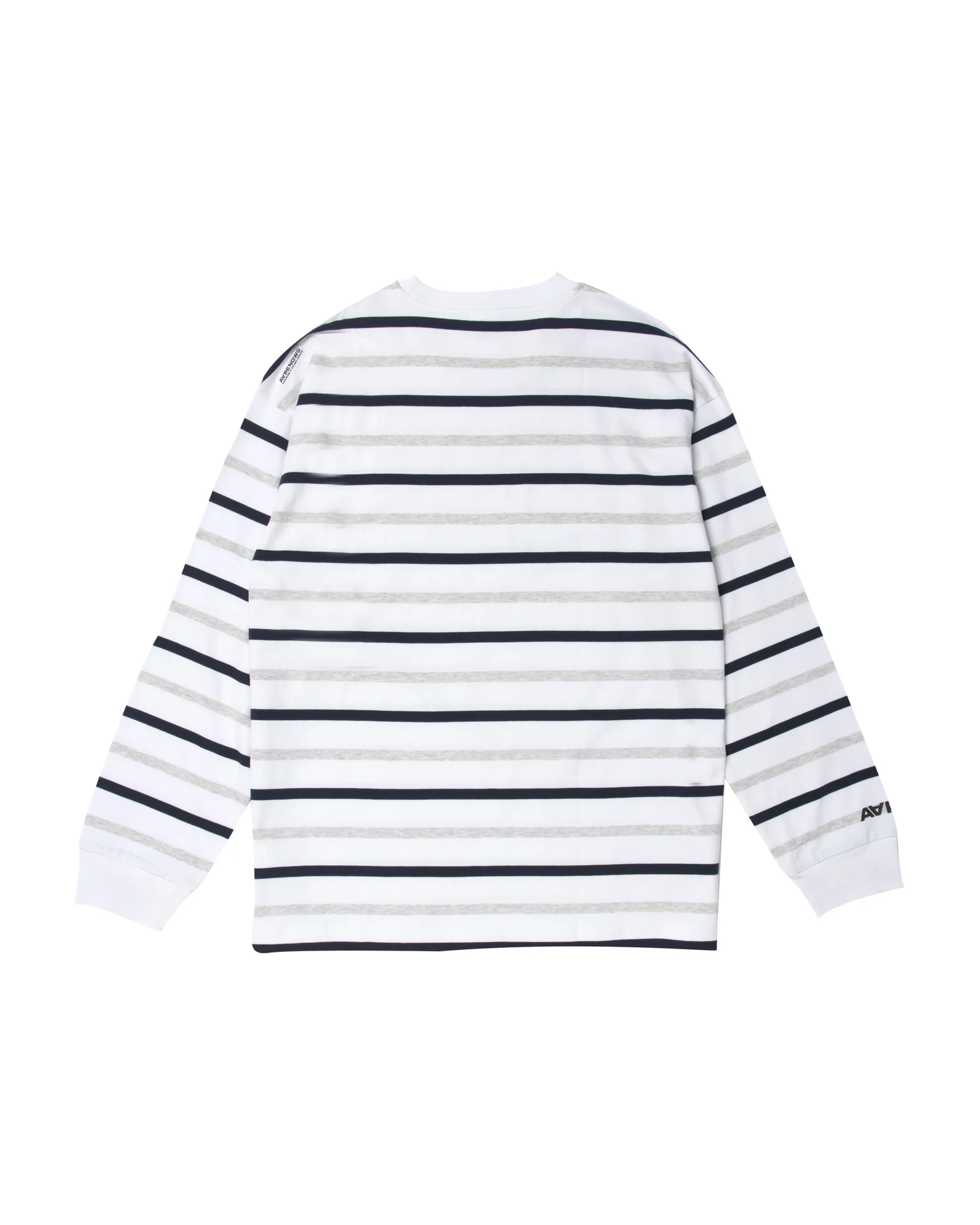 Moonface striped long-sleeve tee - Image 2