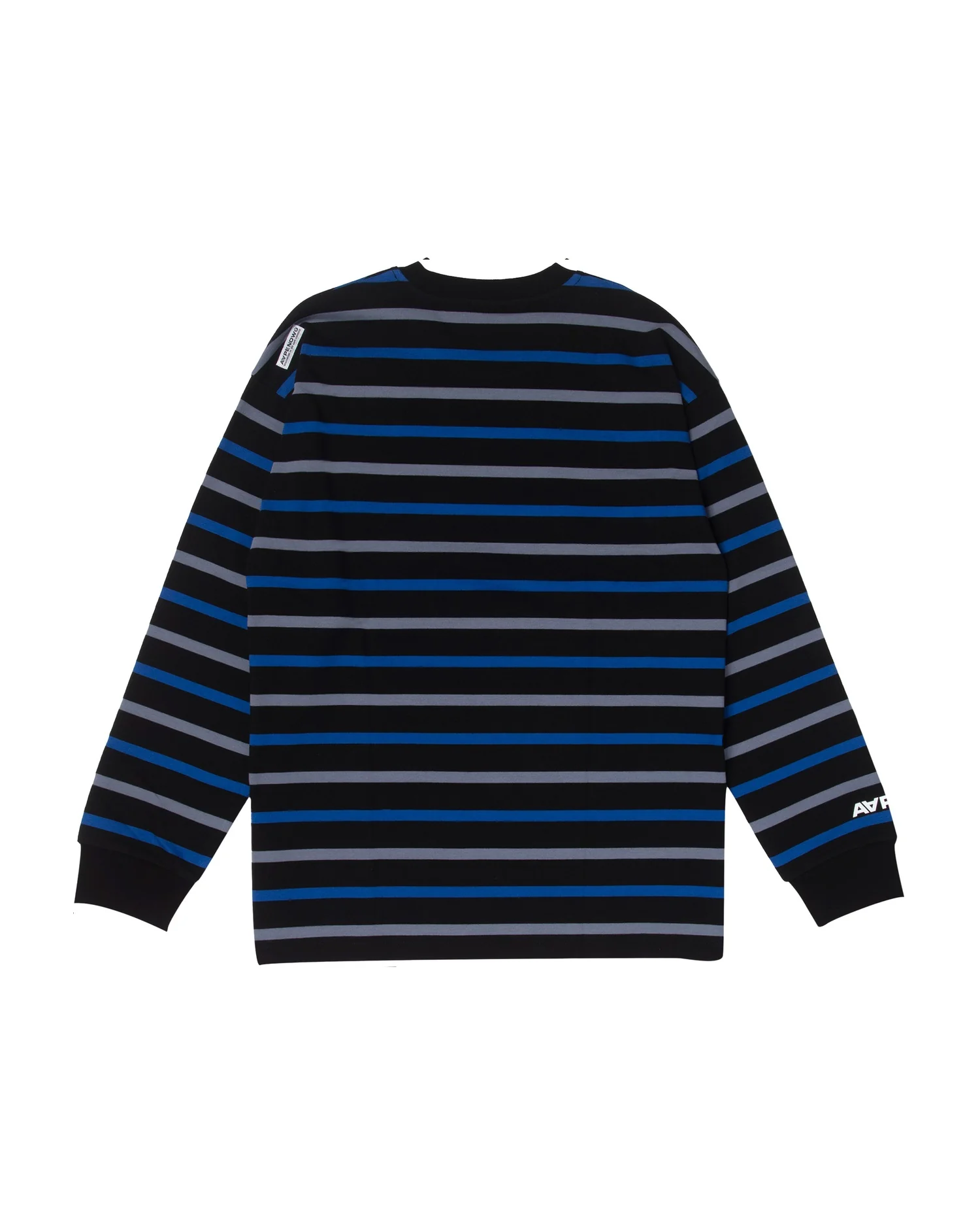Moonface patch striped long-sleeve tee - Image 2
