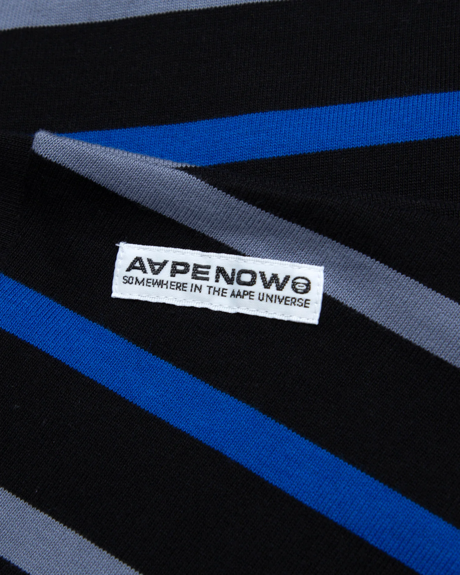 Moonface patch striped long-sleeve tee - Image 5