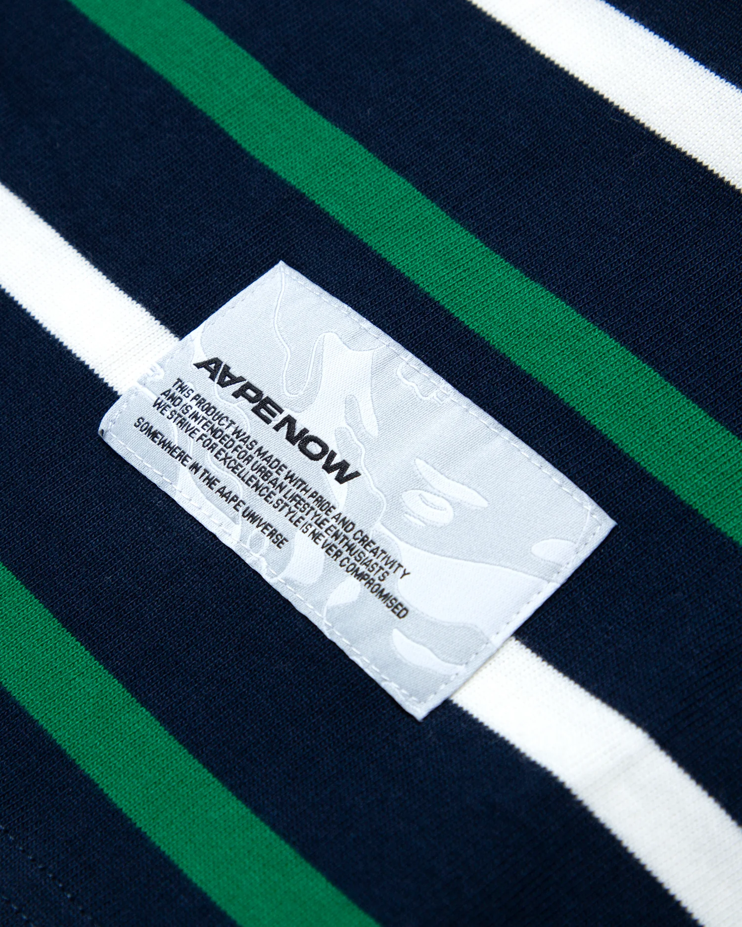 Moonface patch striped long-sleeve tee - Image 9