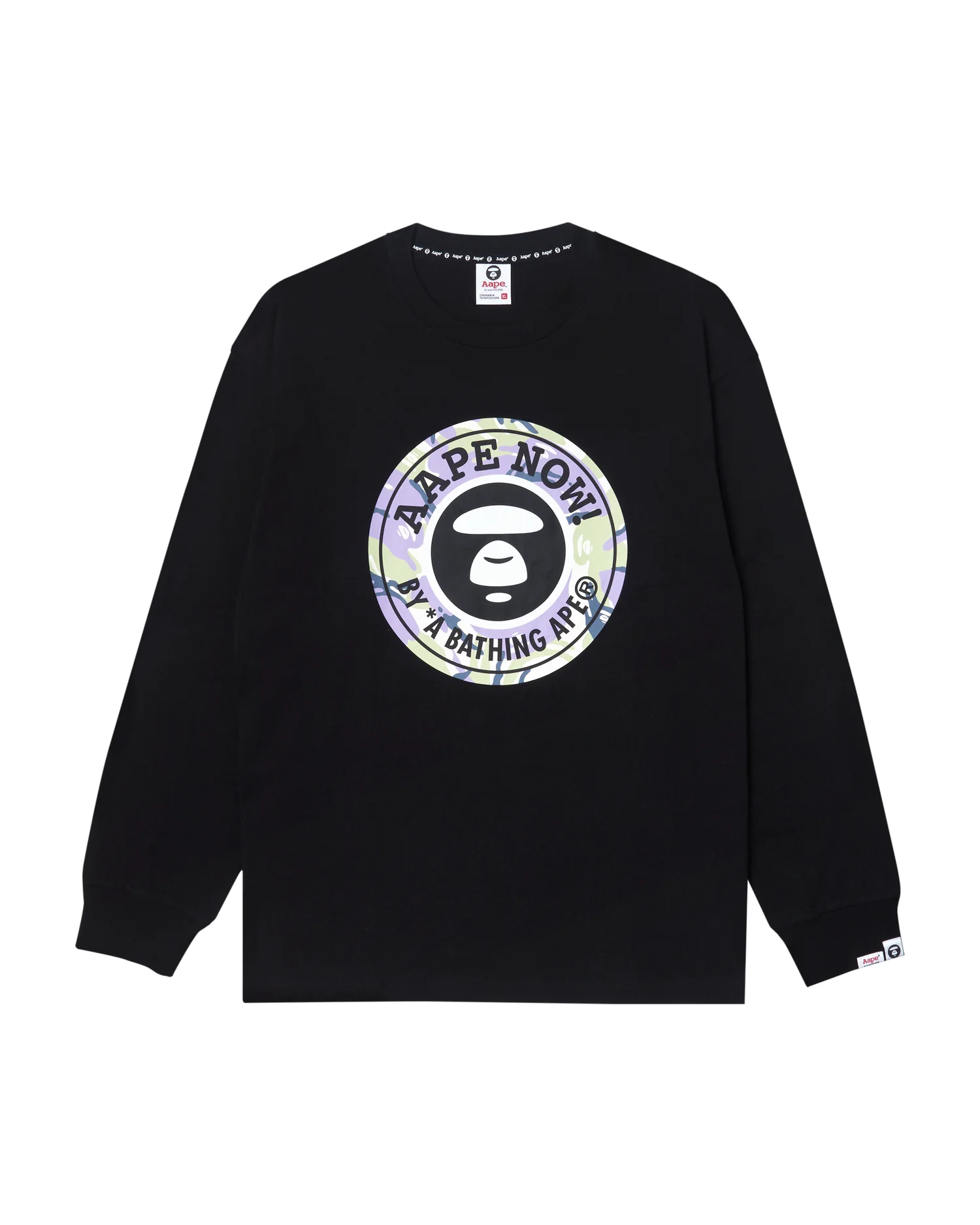 Moonface long-sleeve tee