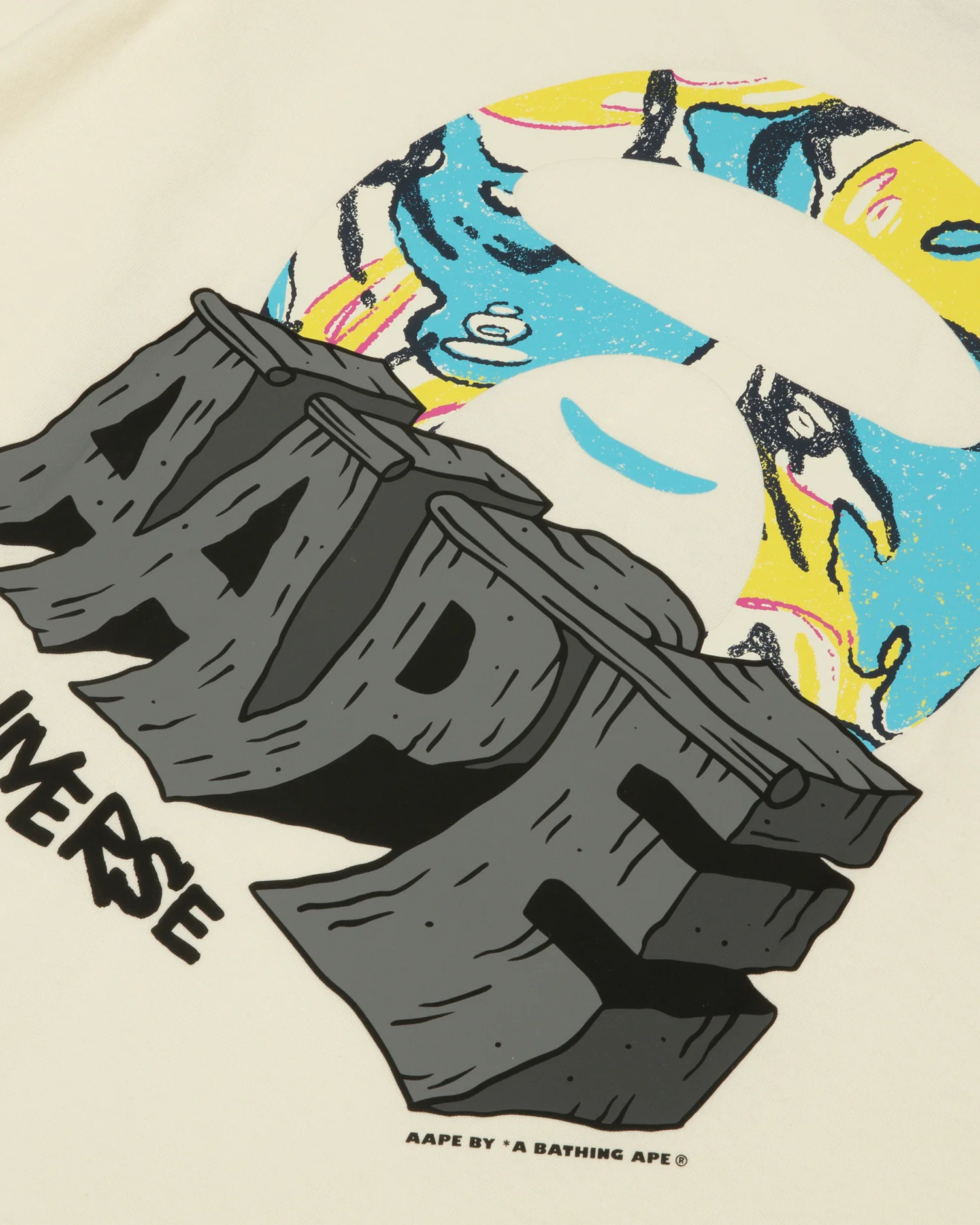 Moonface graphic long-sleeve tee - Image 3