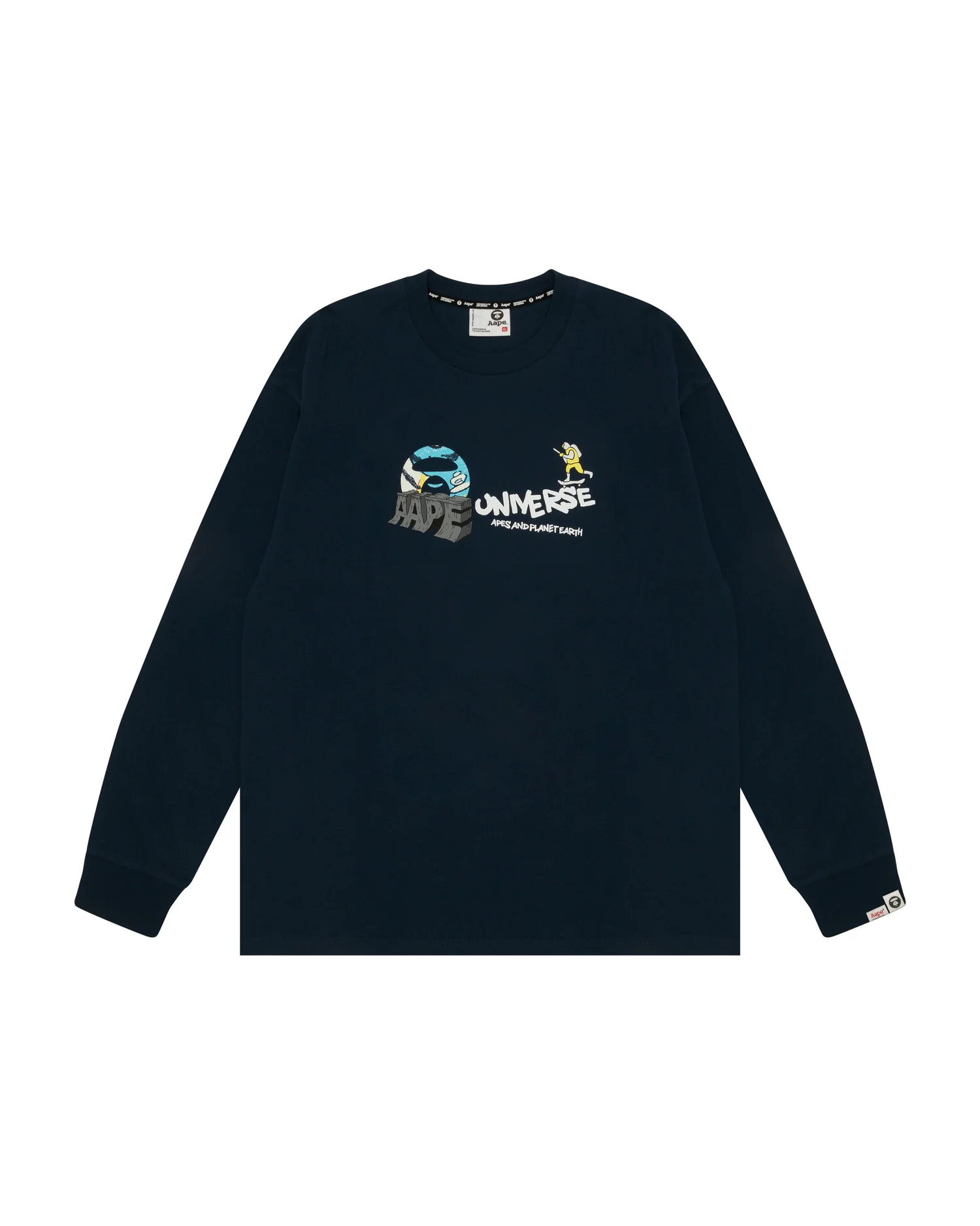 Moonface graphic long-sleeve tee - Image 6