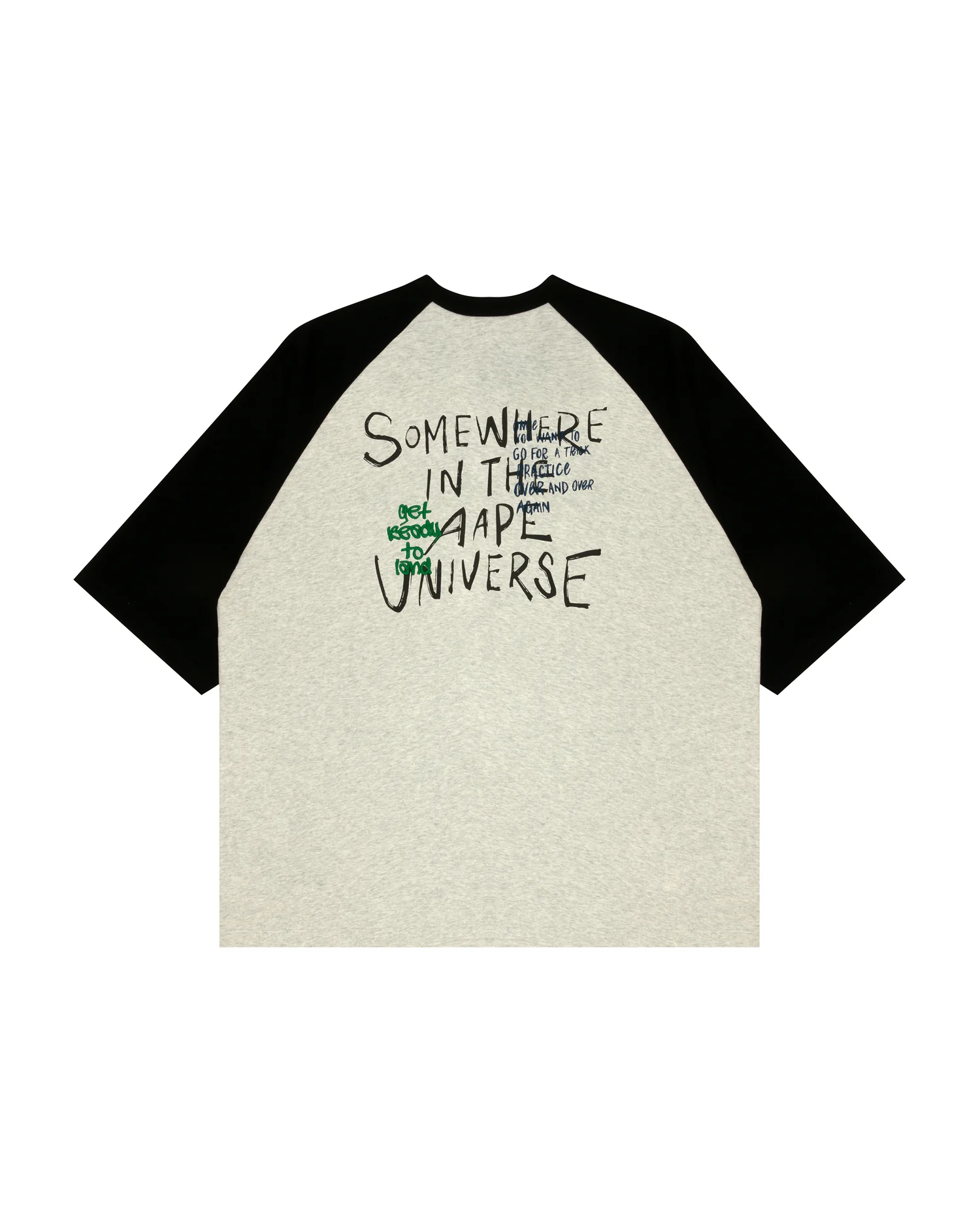Moonface 1/2 sleeve tee - Image 2
