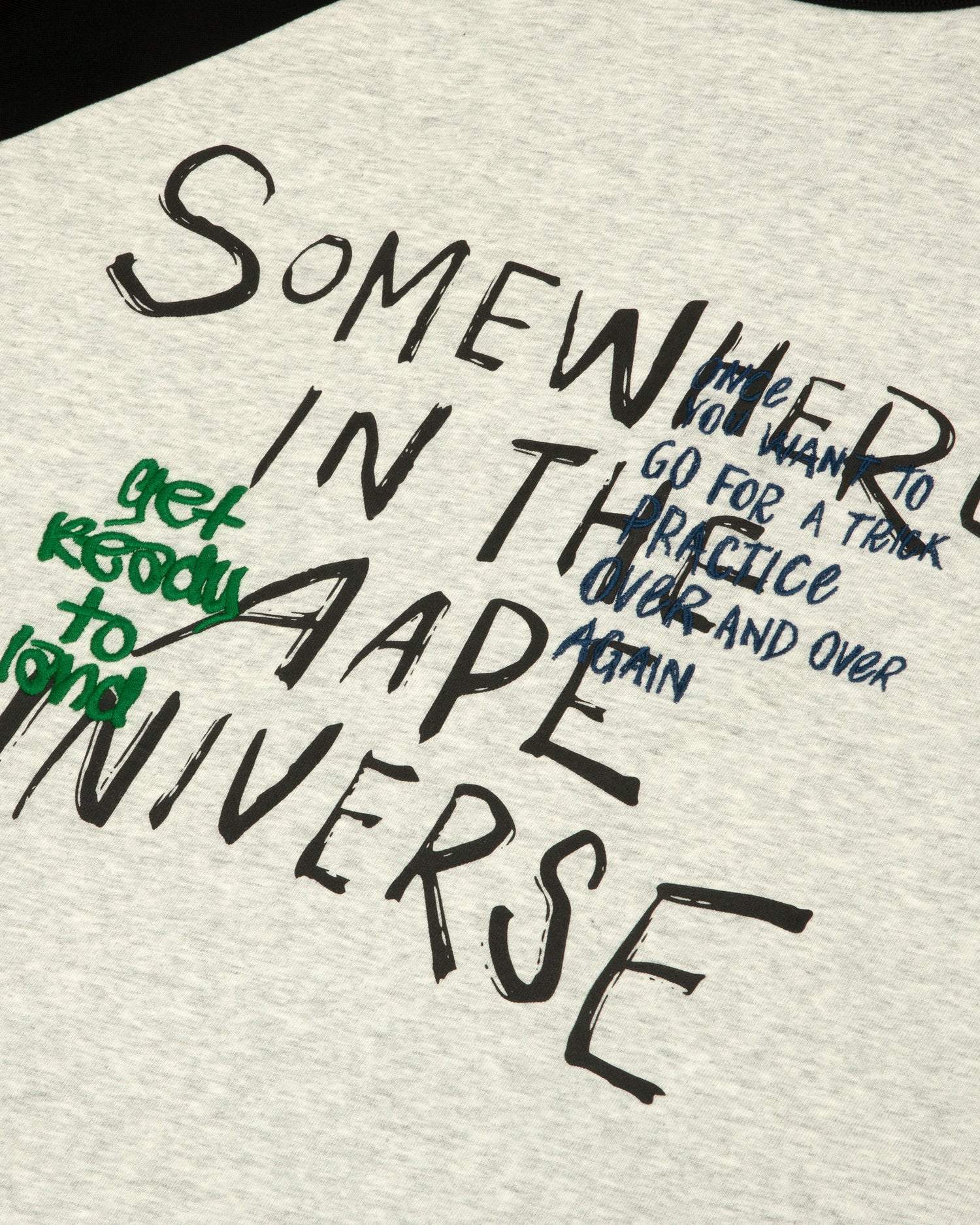 Moonface 1/2 sleeve tee - Image 3