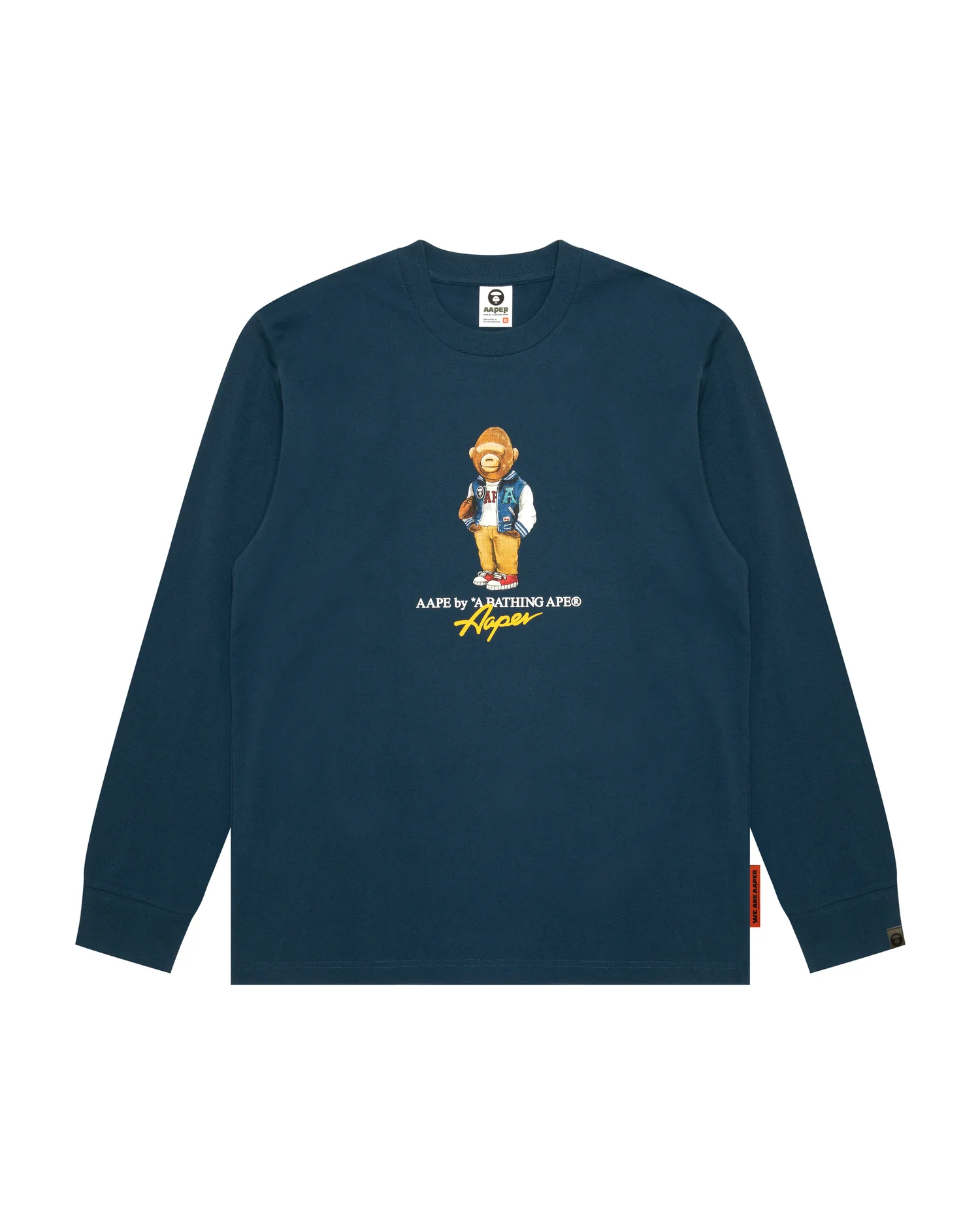 AAPER graphic-print long sleeve tee