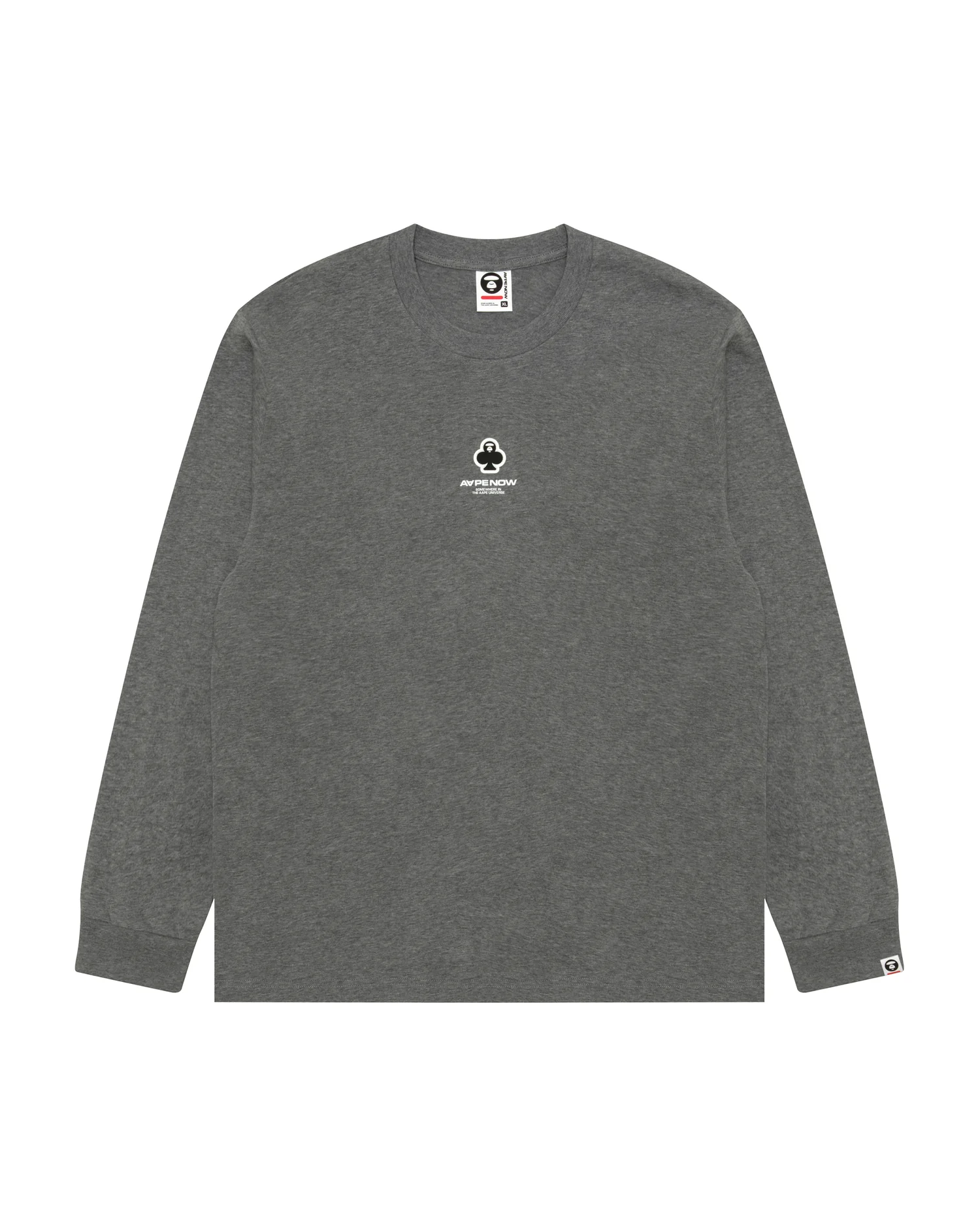 AAPENOW clover moonface long sleeve tee