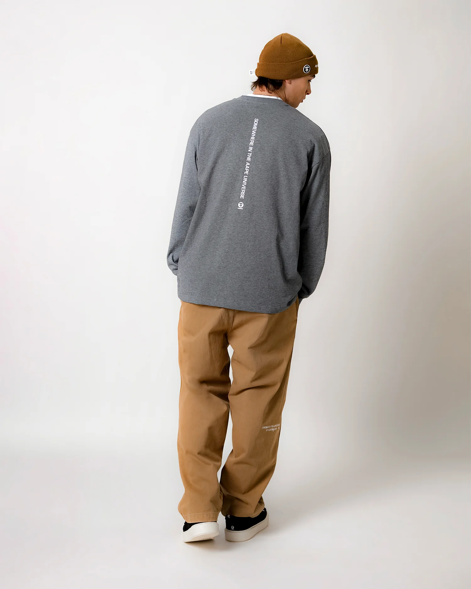 AAPENOW clover moonface long sleeve tee - Image 3