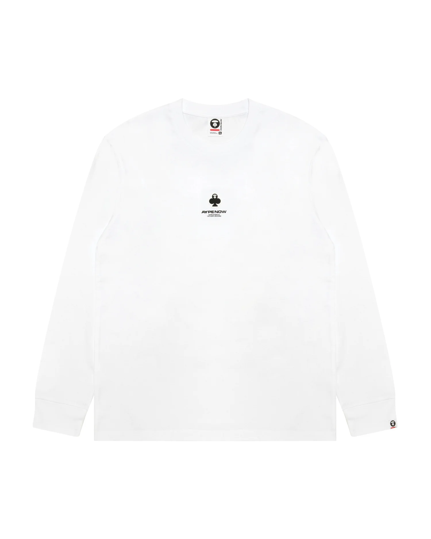 AAPENOW clover moonface long sleeve tee