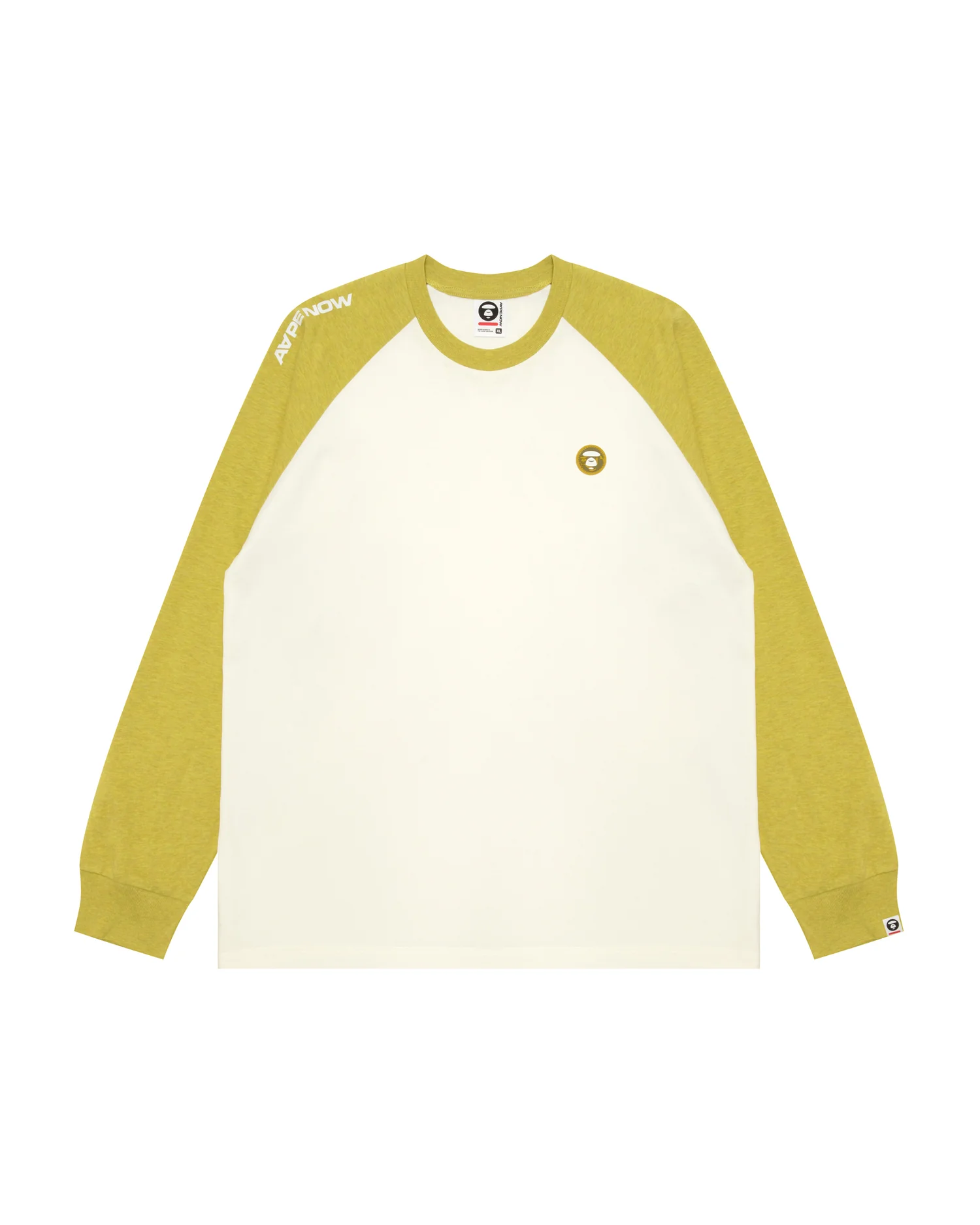 AAPENOW moonface raglan long sleeve tee