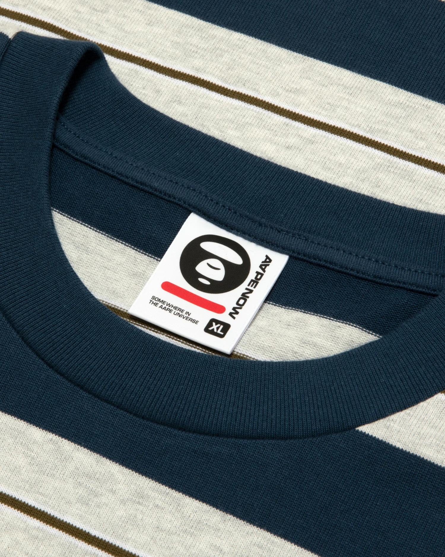 AAPENOW moonface striped long sleeve tee - Image 7
