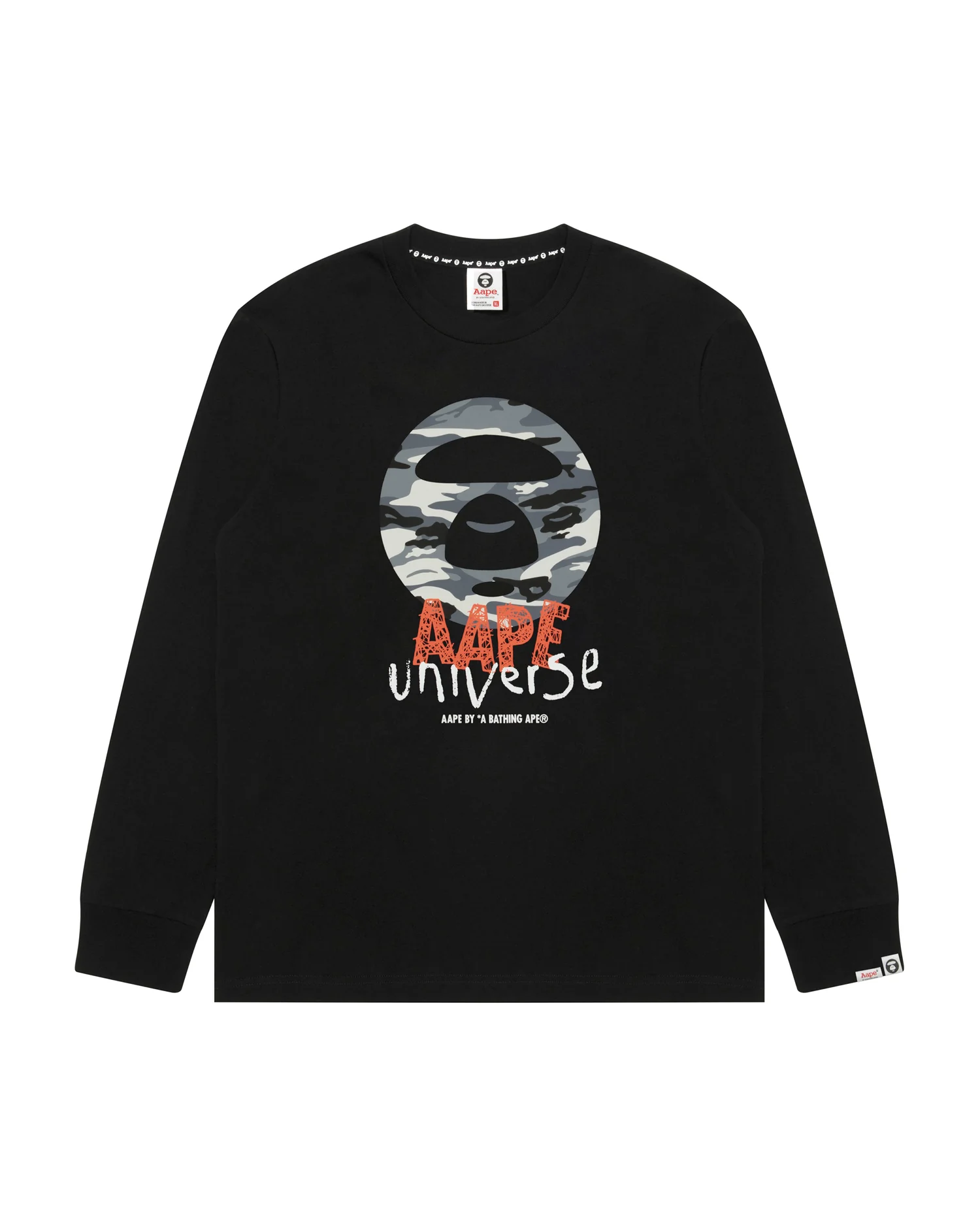 AAPEUNVS moonface long sleeve tee