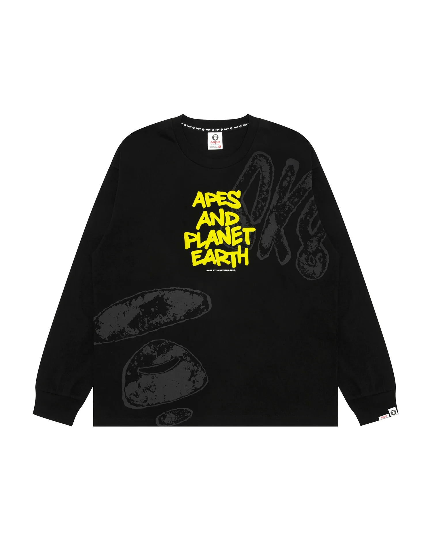 Apes and planet earth long sleeve tee