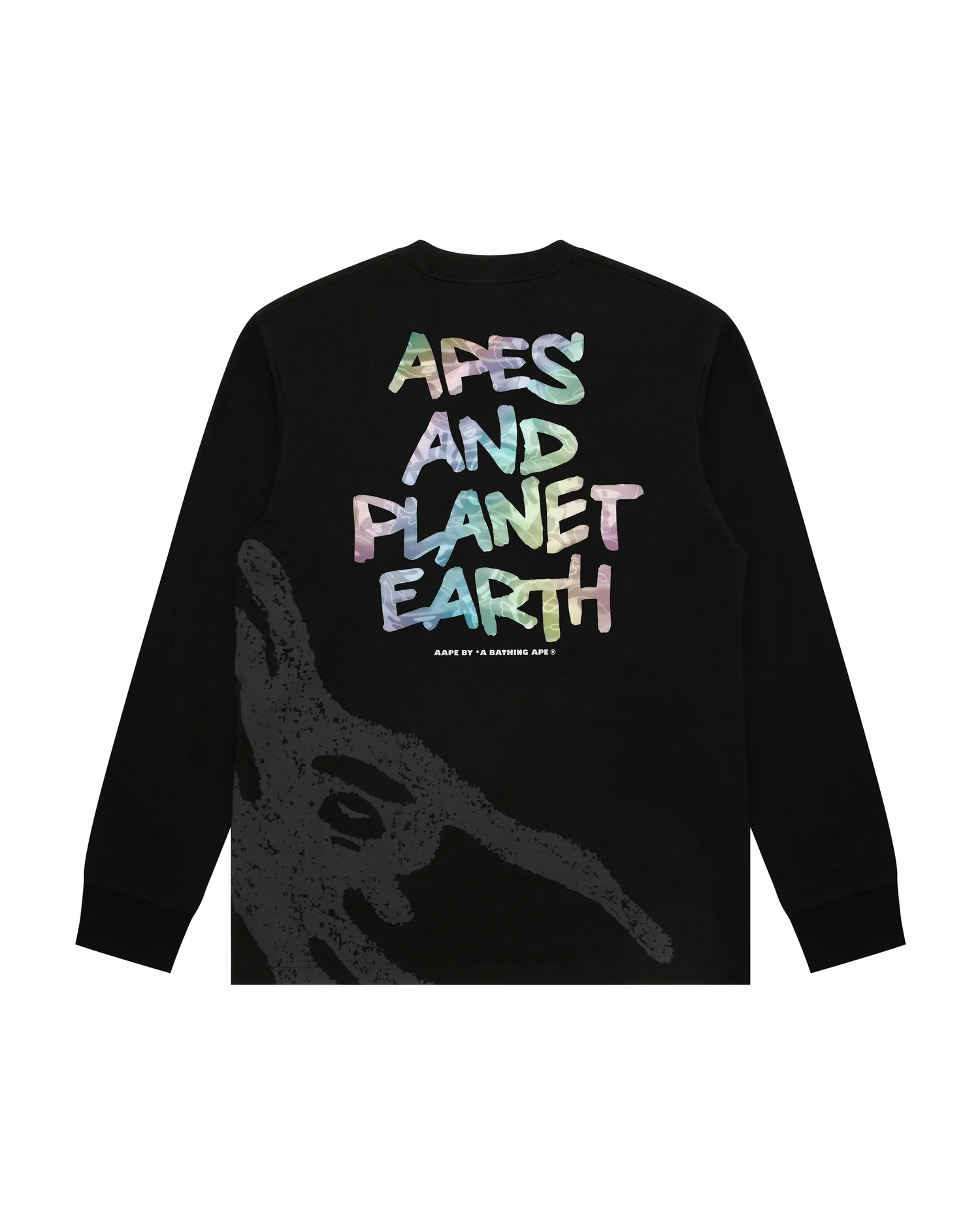 AAPEUNVS moonface long sleeve tee - Image 2