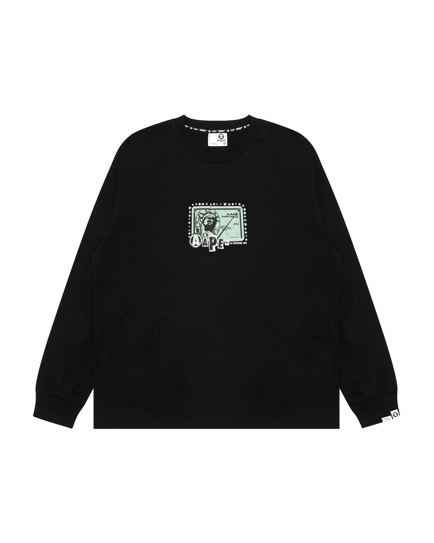 AAPEUNVS graphic long sleeve tee