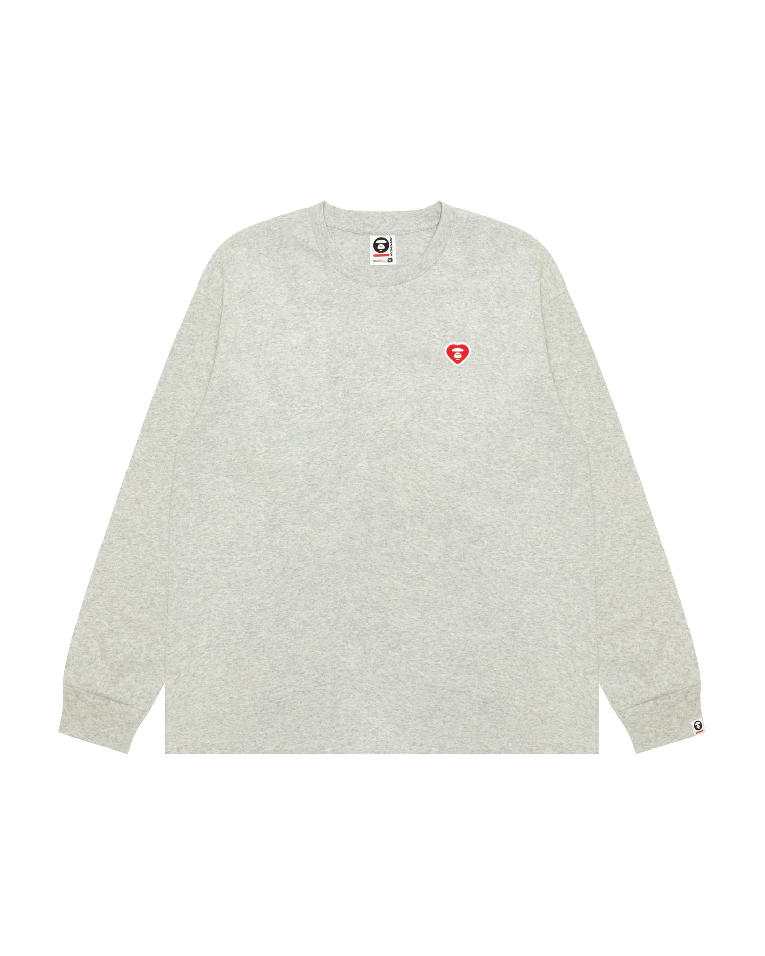 AAPENOW AAPE heart long sleeve tee