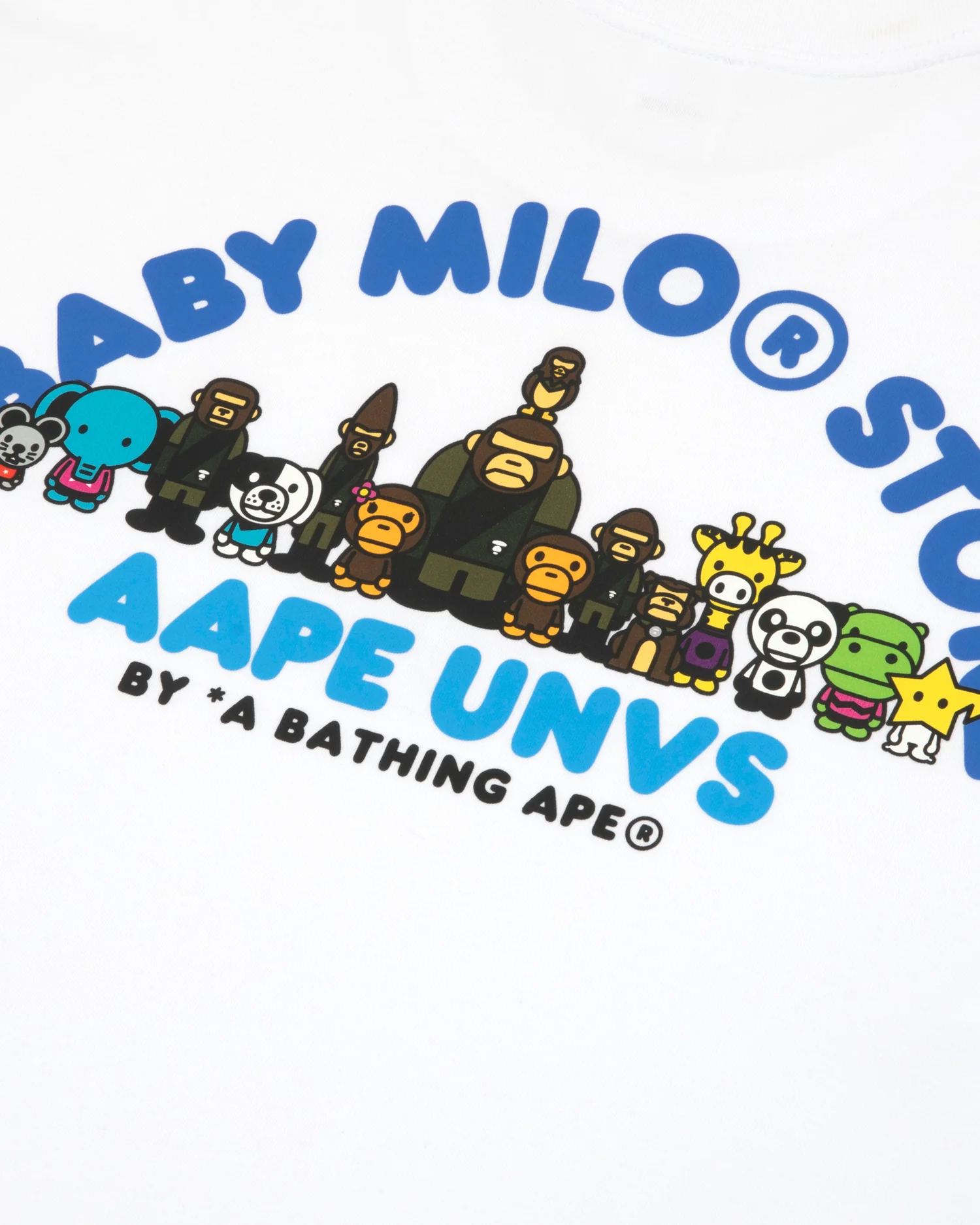 X Baby Milo Store AAPEUNVS graphic long sleeve tee - Image 11