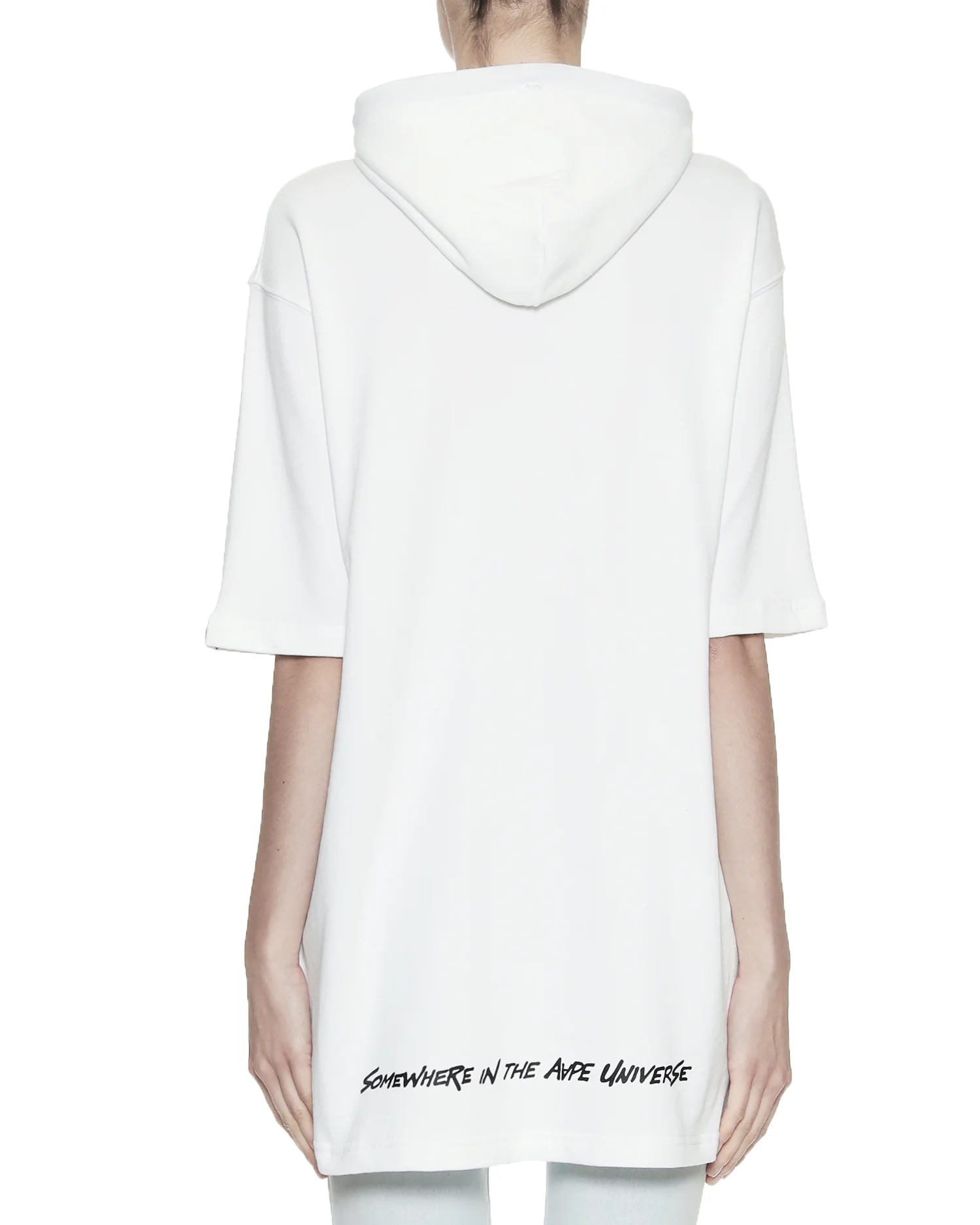 Logo taped short sleeve hoodie - Image 10