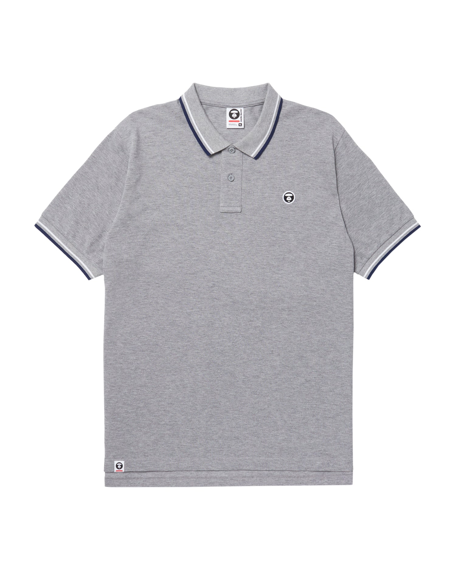 Moonface embroidered twin tipped polo - Image 16