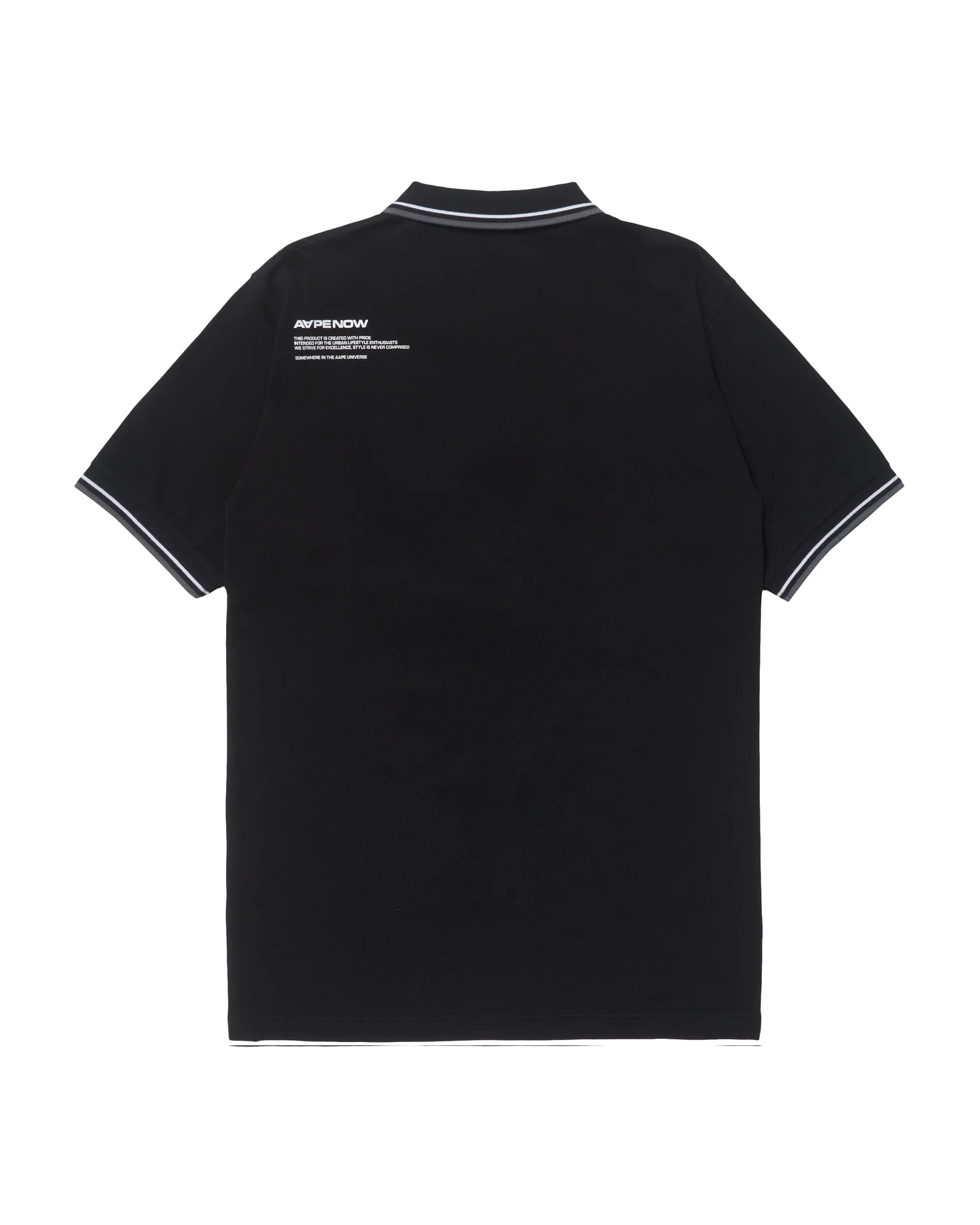 Moonface embroidered twin tipped polo - Image 7